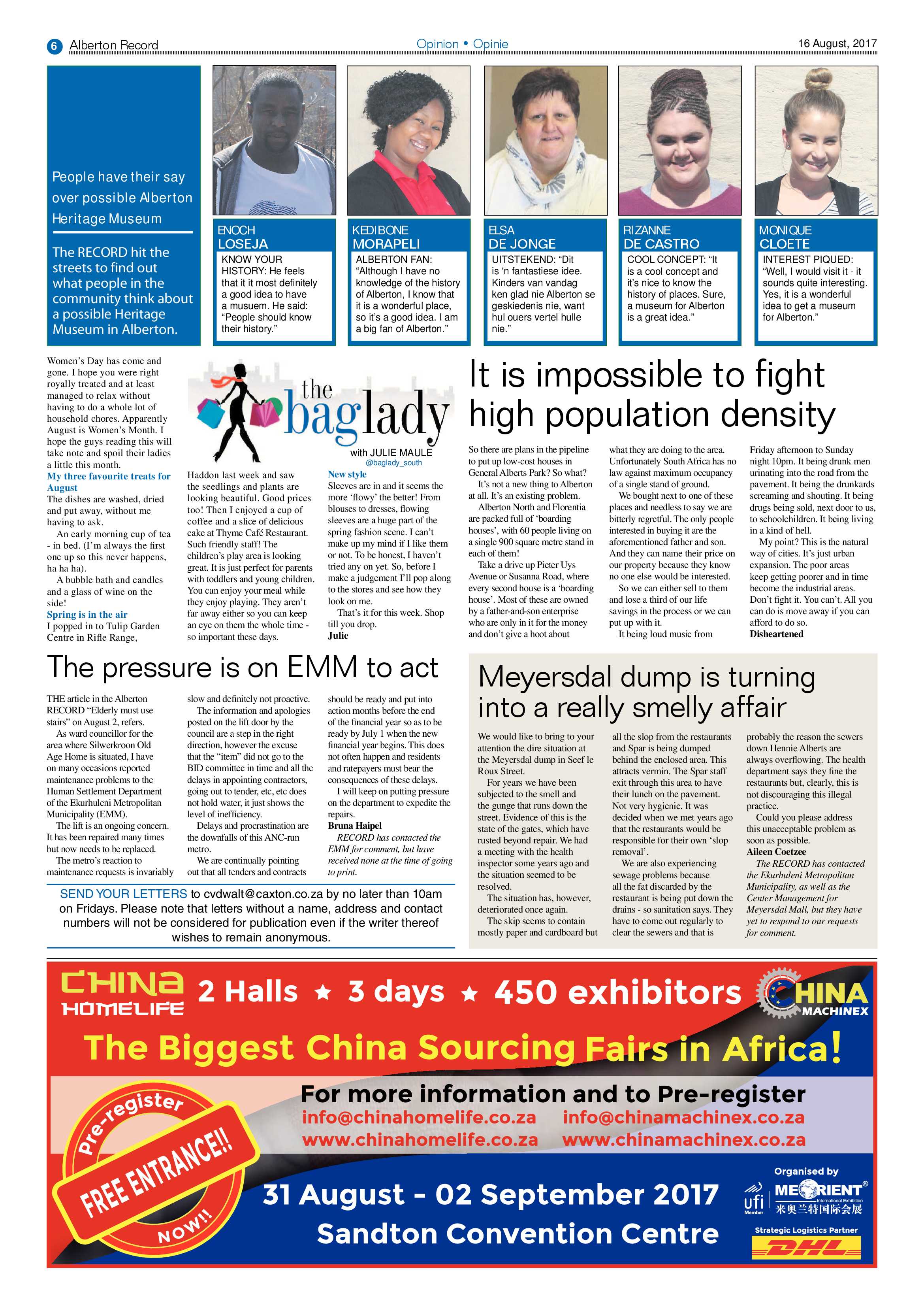 Alberton Record 16 August 2017 page 6