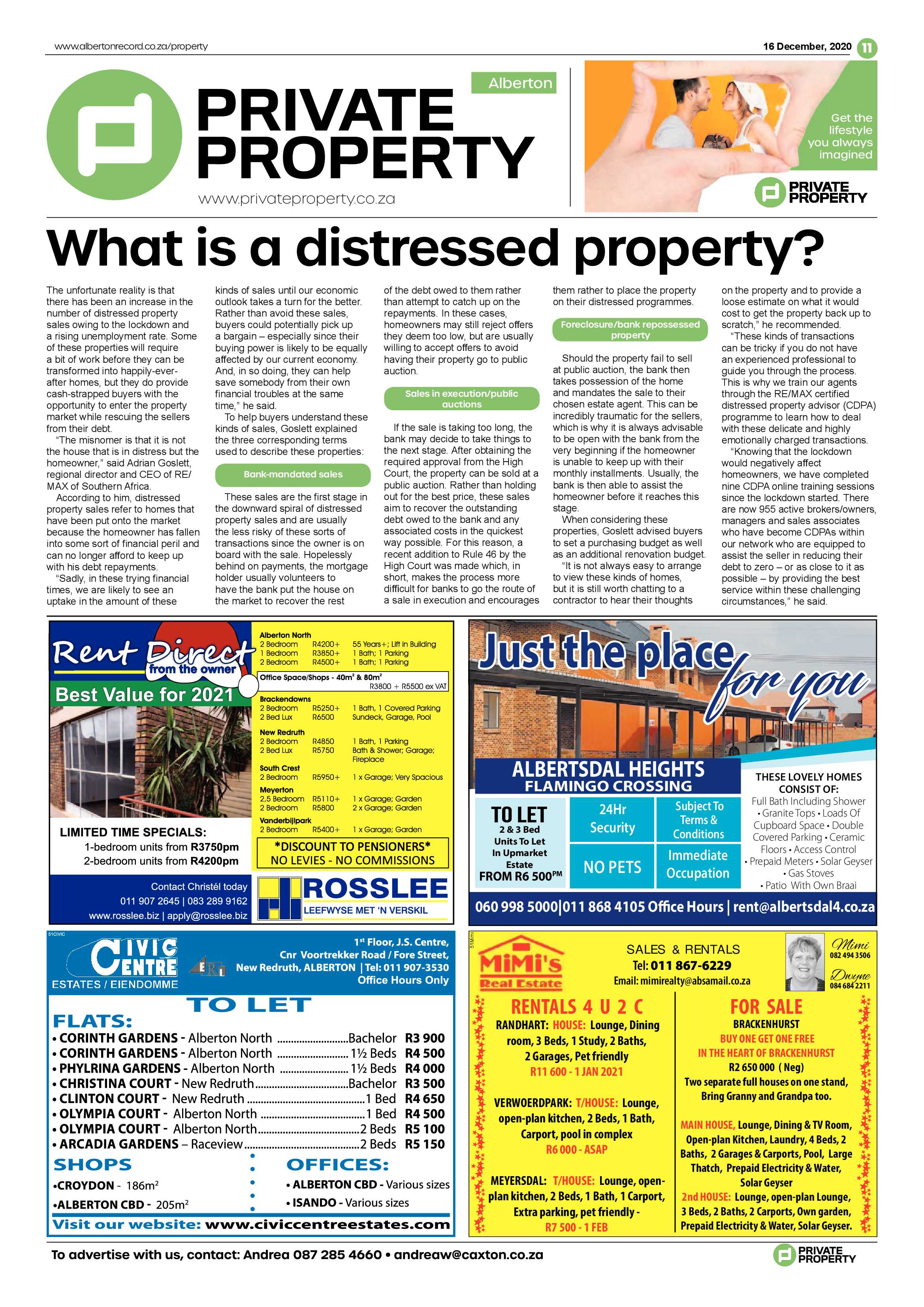 Alberton Record 16 December 2020 page 11