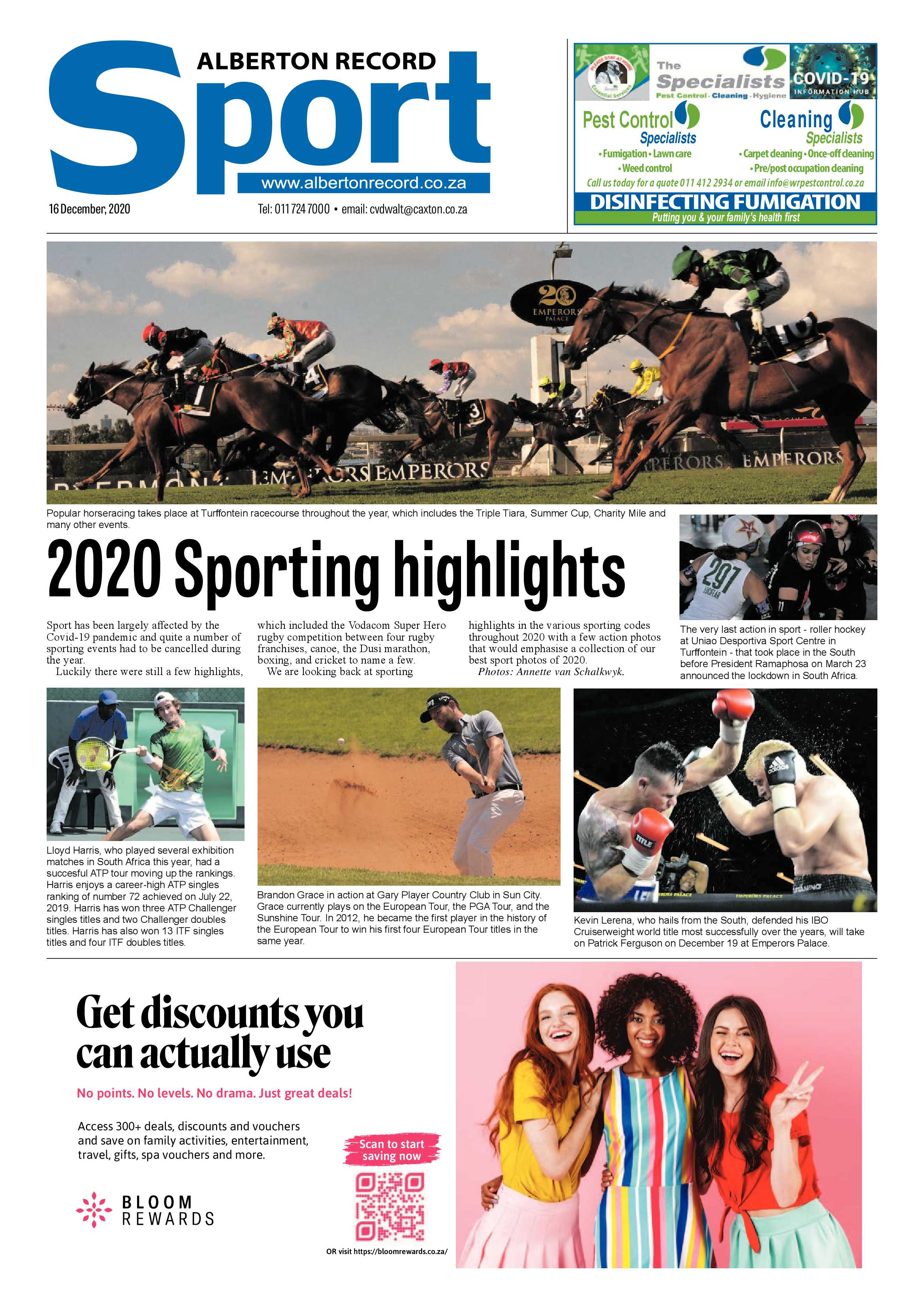 Alberton Record 16 December 2020 page 16