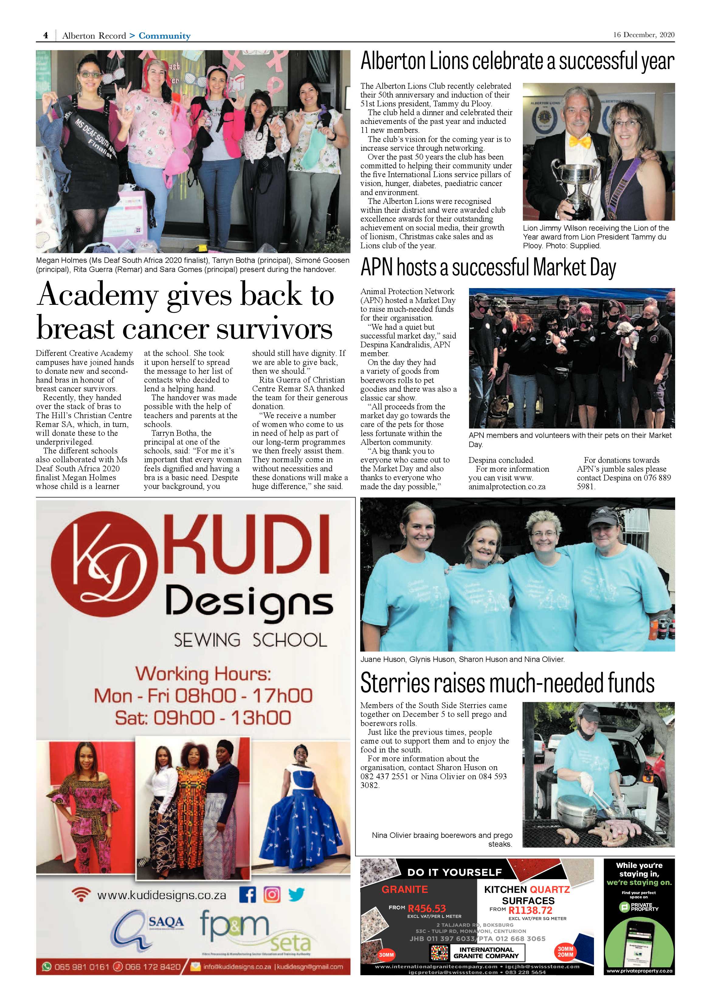 Alberton Record 16 December 2020 page 4