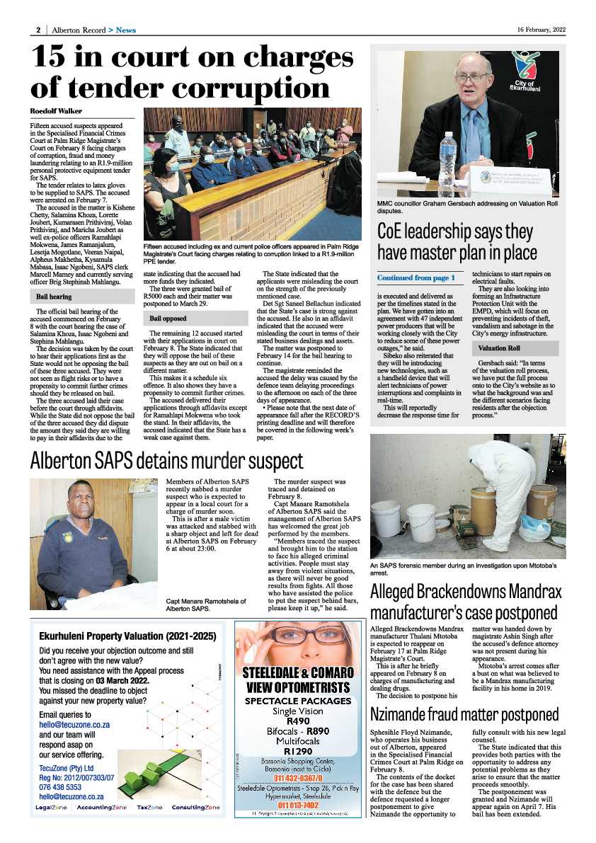 Alberton Record 16 February 2022 page 4