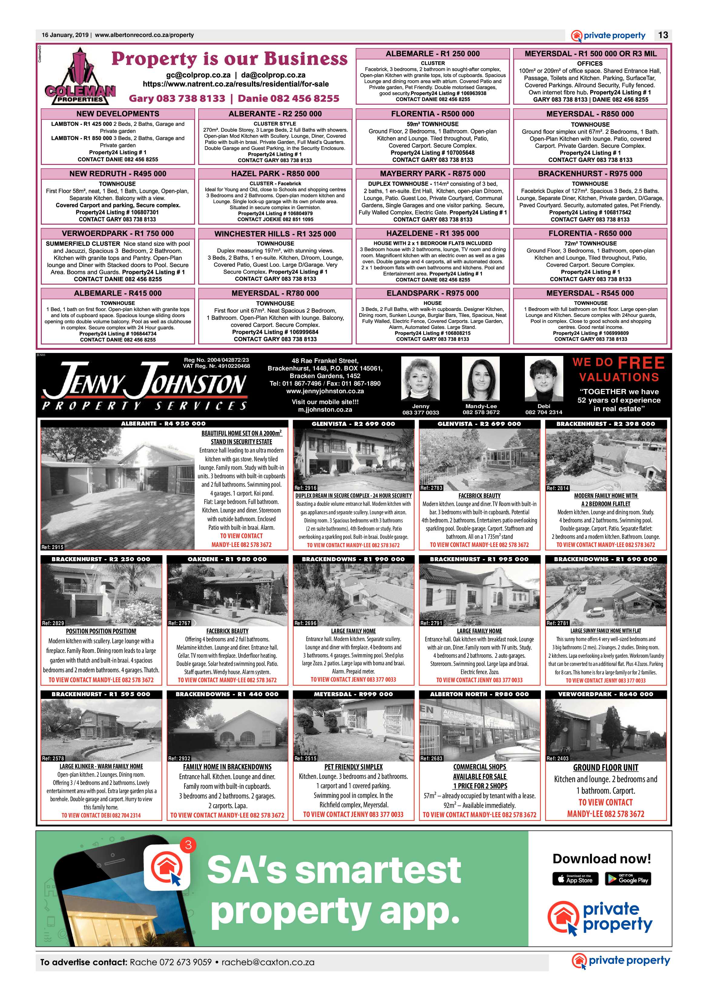 Alberton Record 16 January 2019 page 13