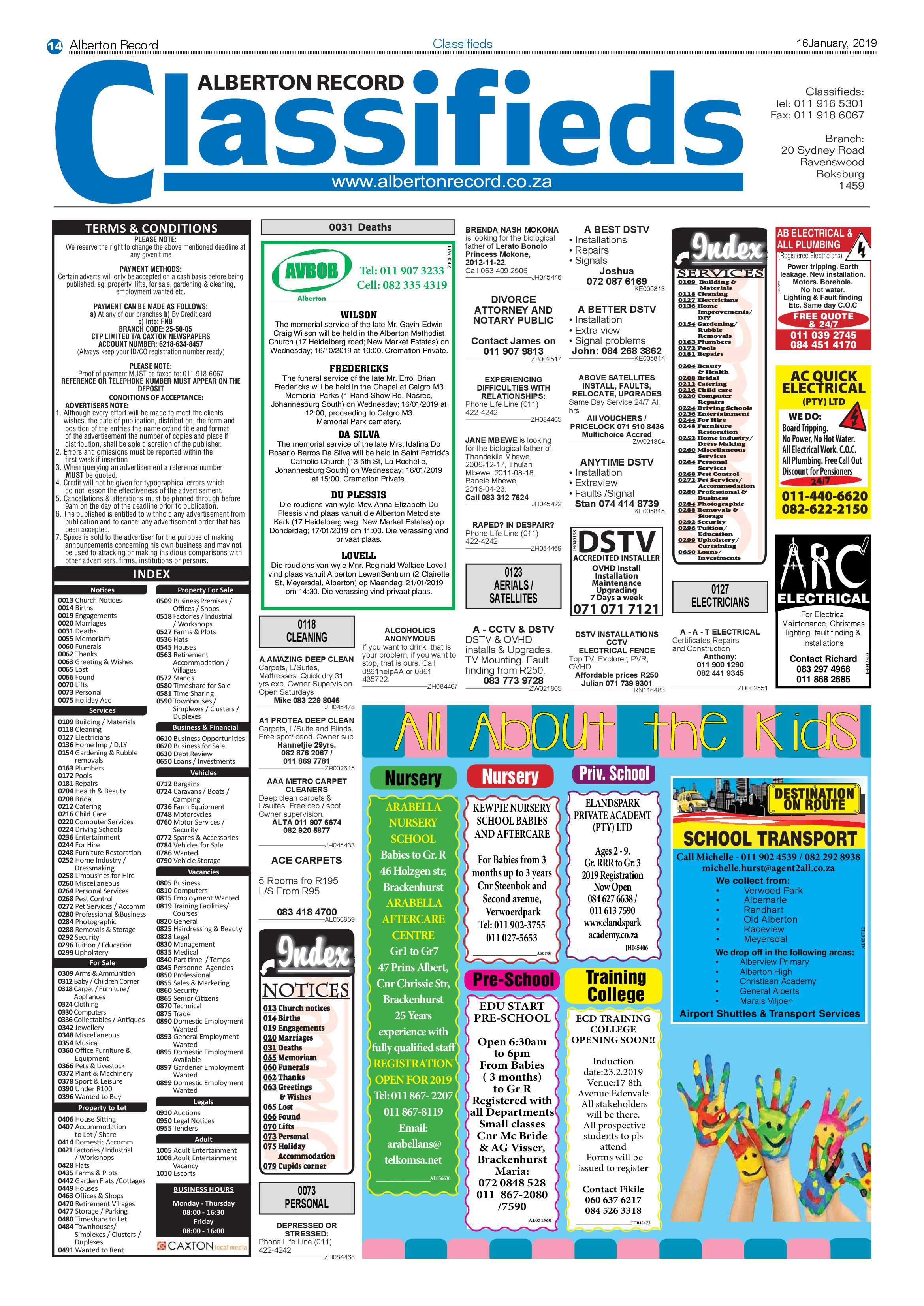 Alberton Record 16 January 2019 page 14