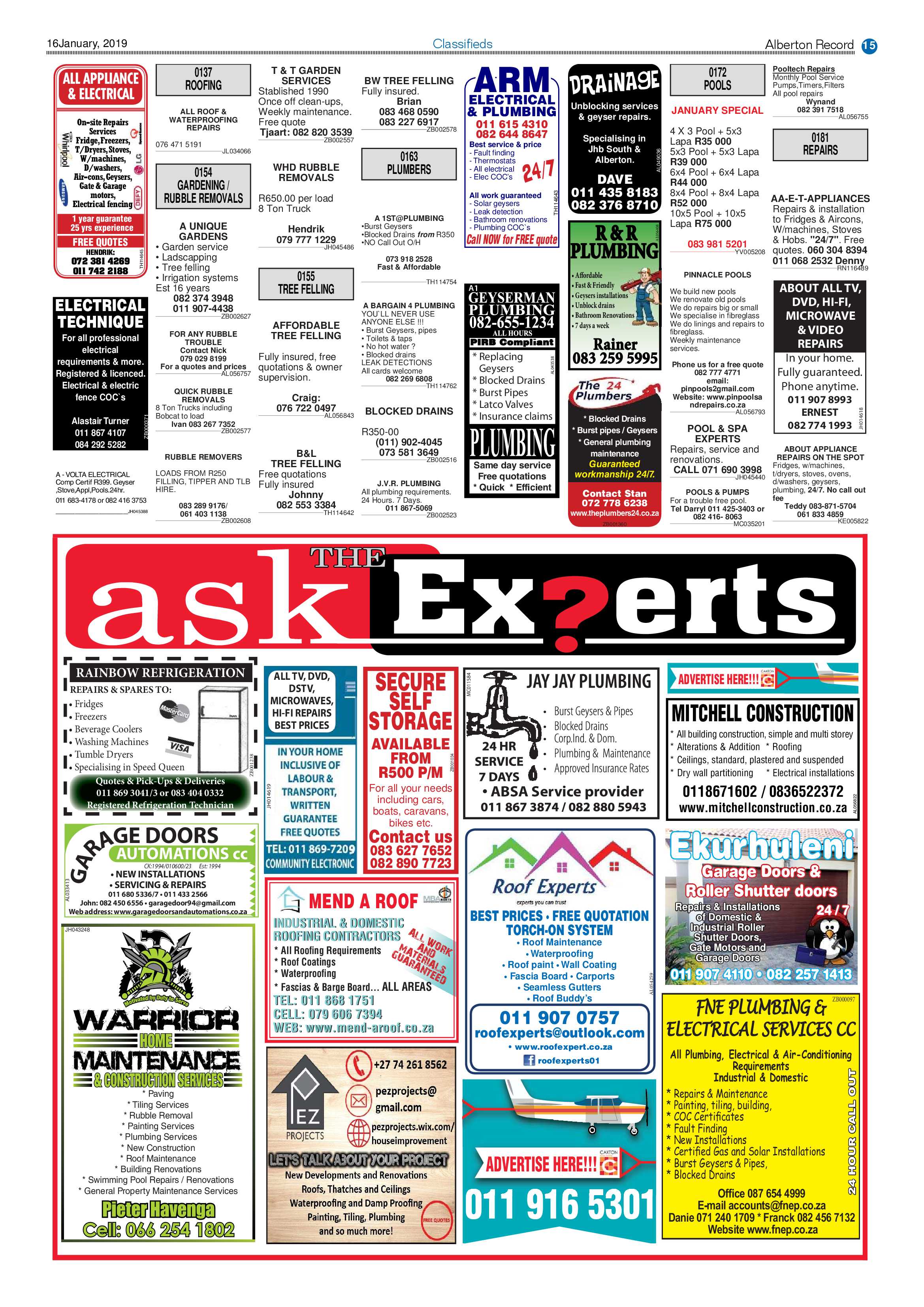 Alberton Record 16 January 2019 page 15