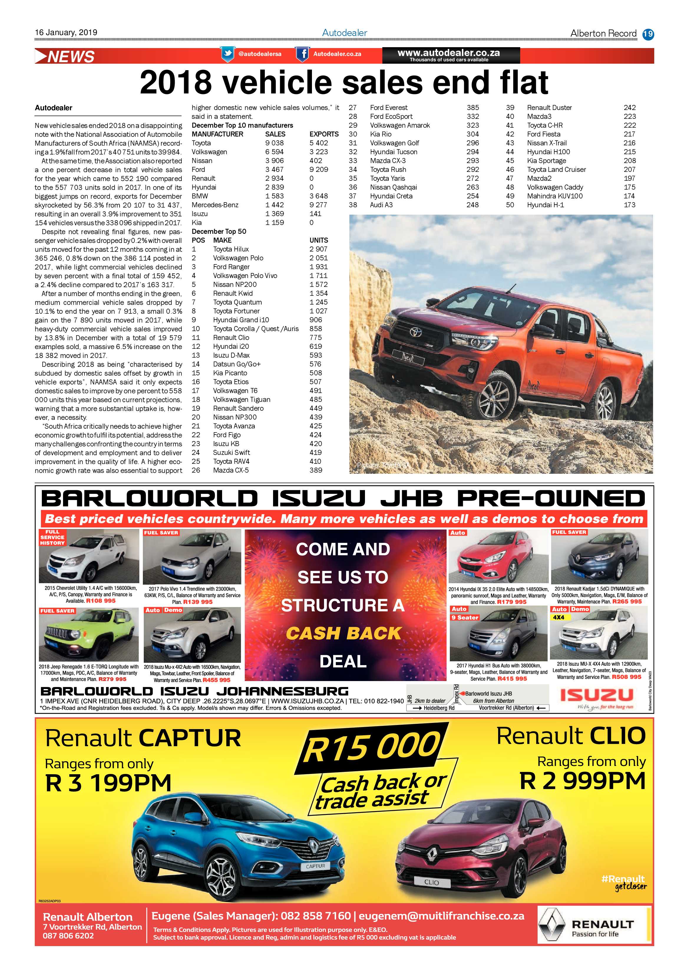 Alberton Record 16 January 2019 page 19
