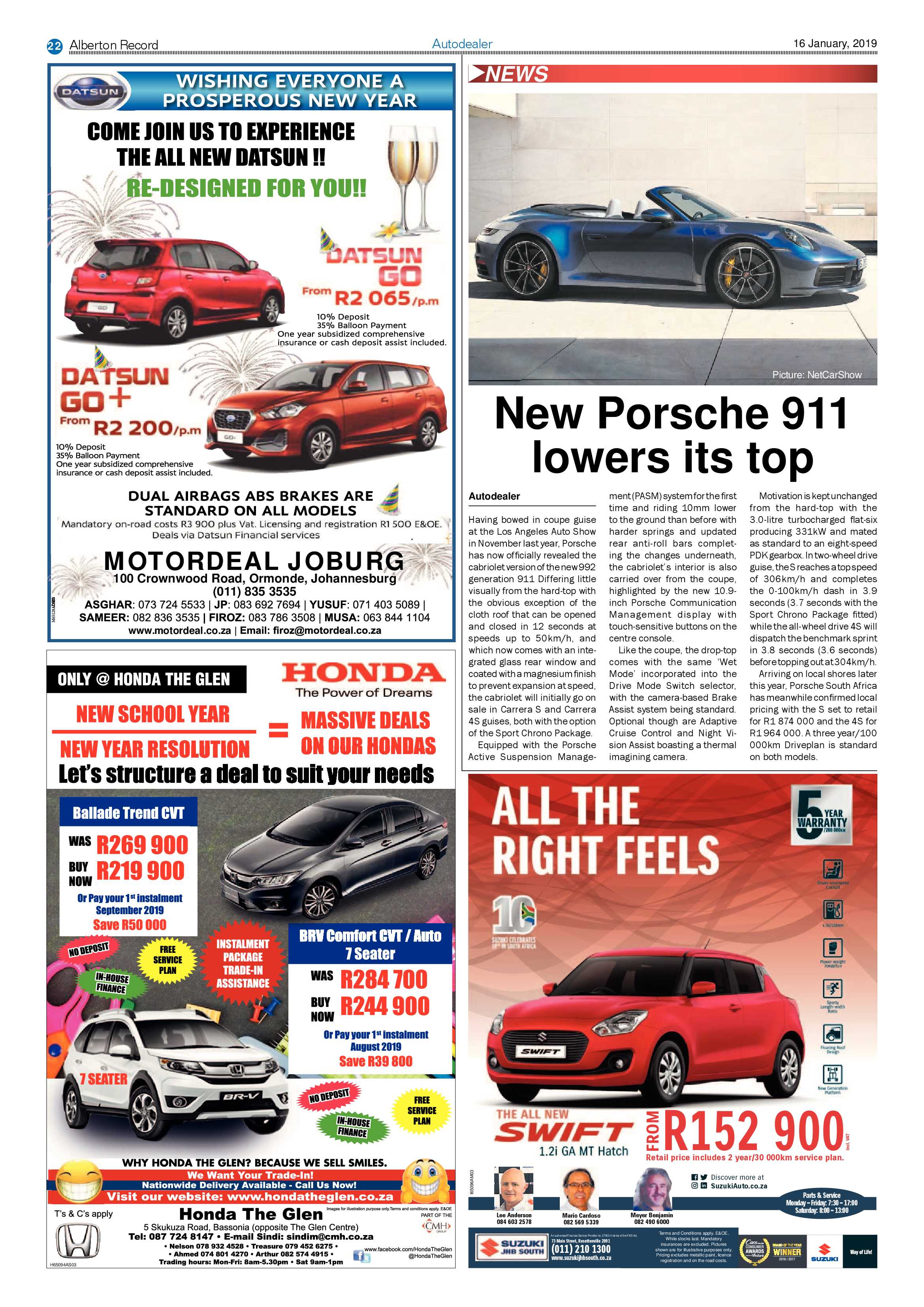 Alberton Record 16 January 2019 page 22