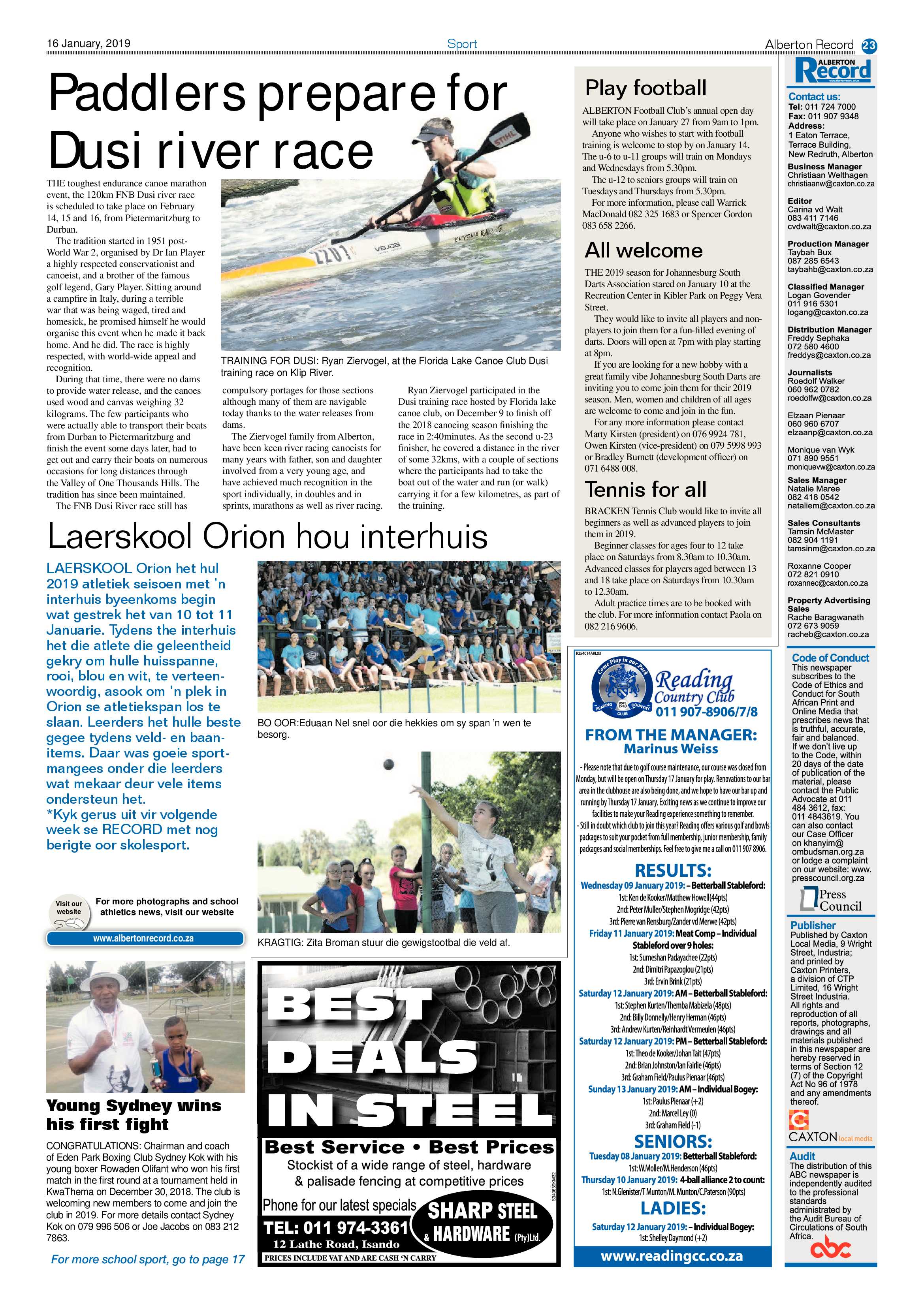 Alberton Record 16 January 2019 page 23