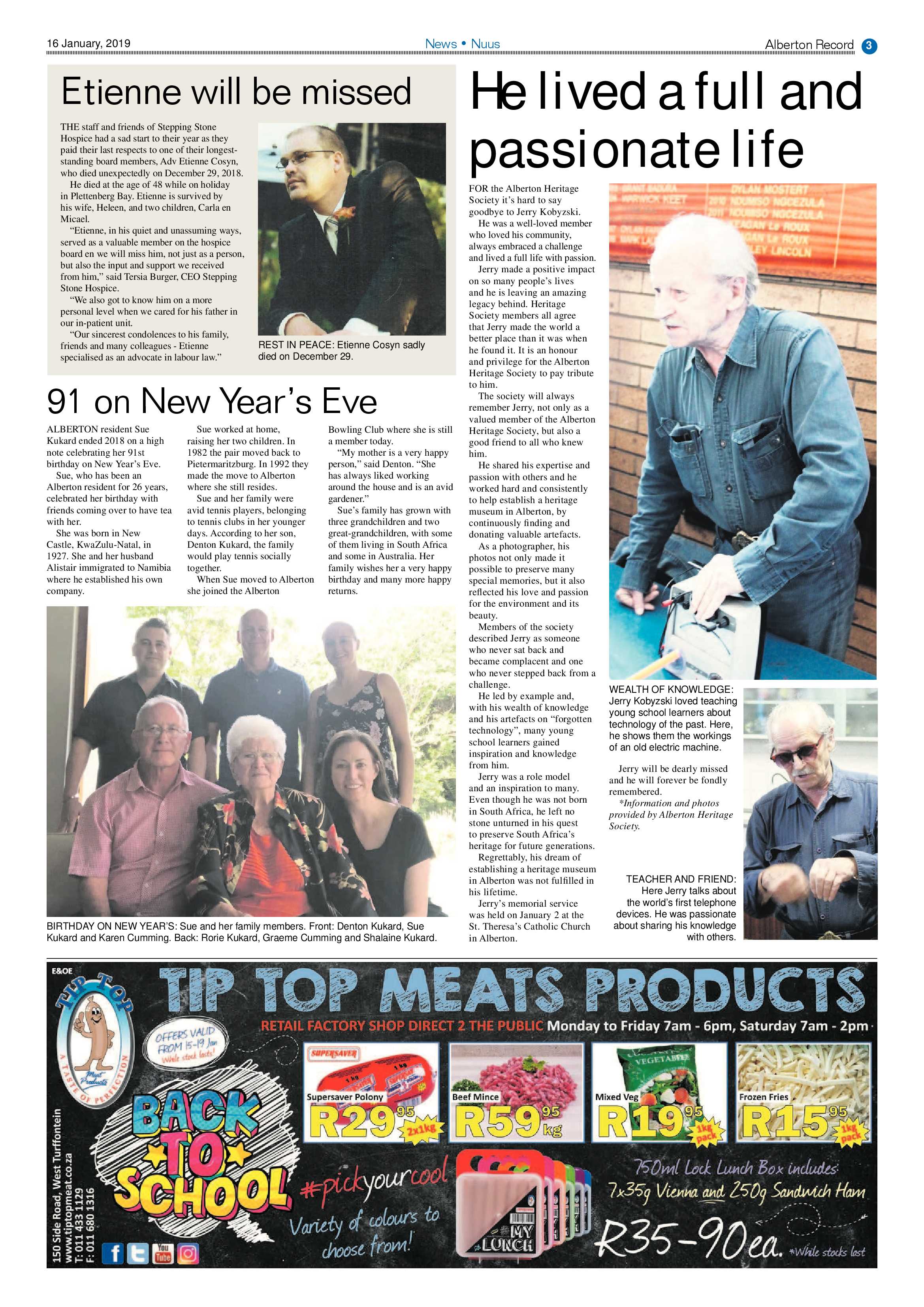 Alberton Record 16 January 2019 page 3