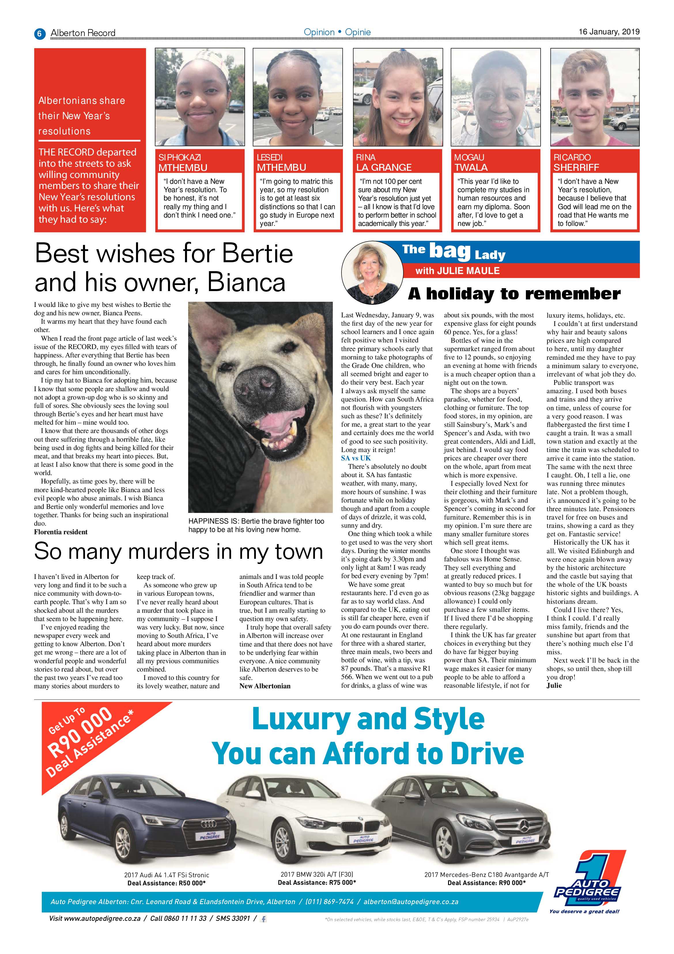 Alberton Record 16 January 2019 page 6