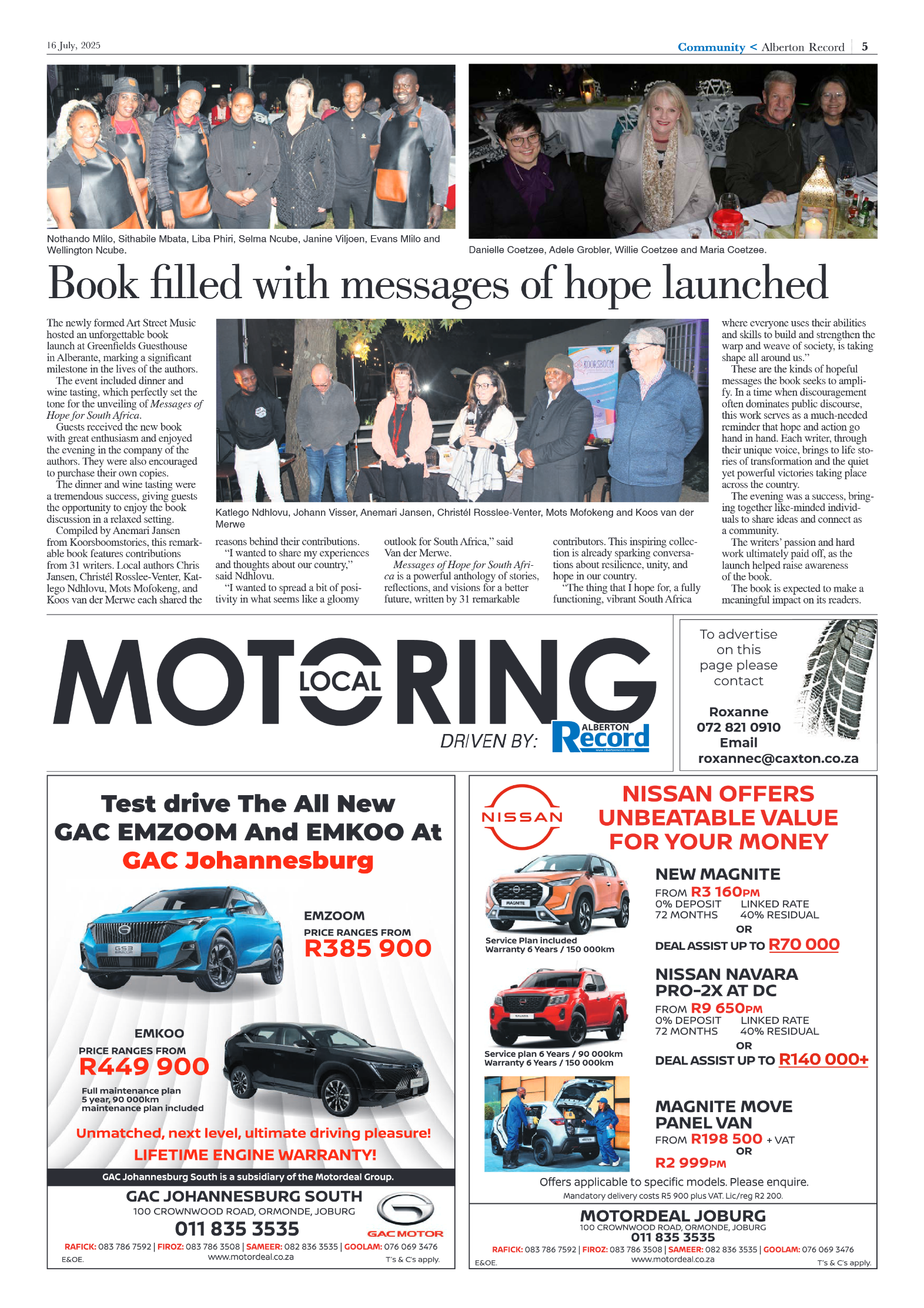 Alberton Record 16 July 2025 page 5