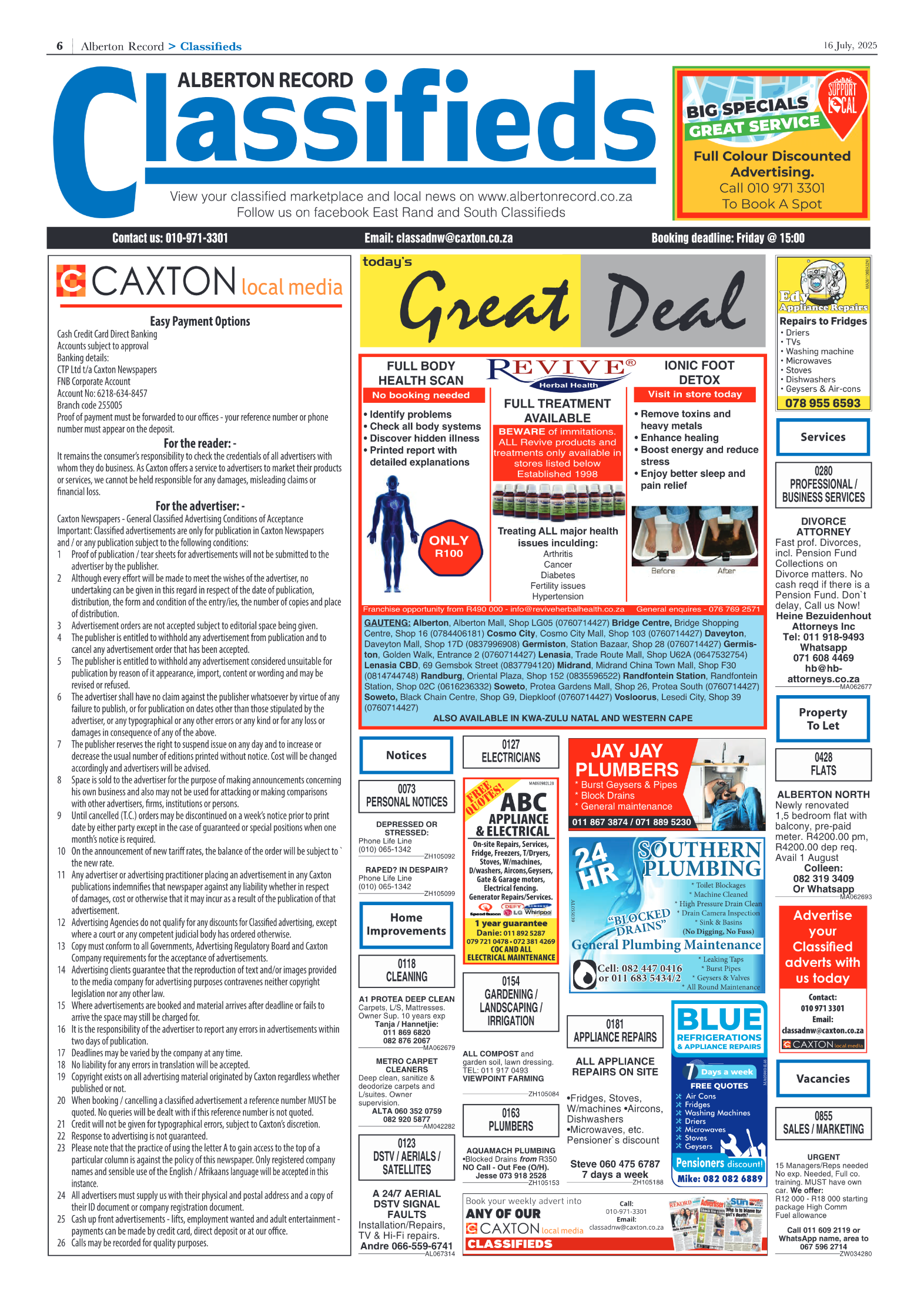 Alberton Record 16 July 2025 page 6