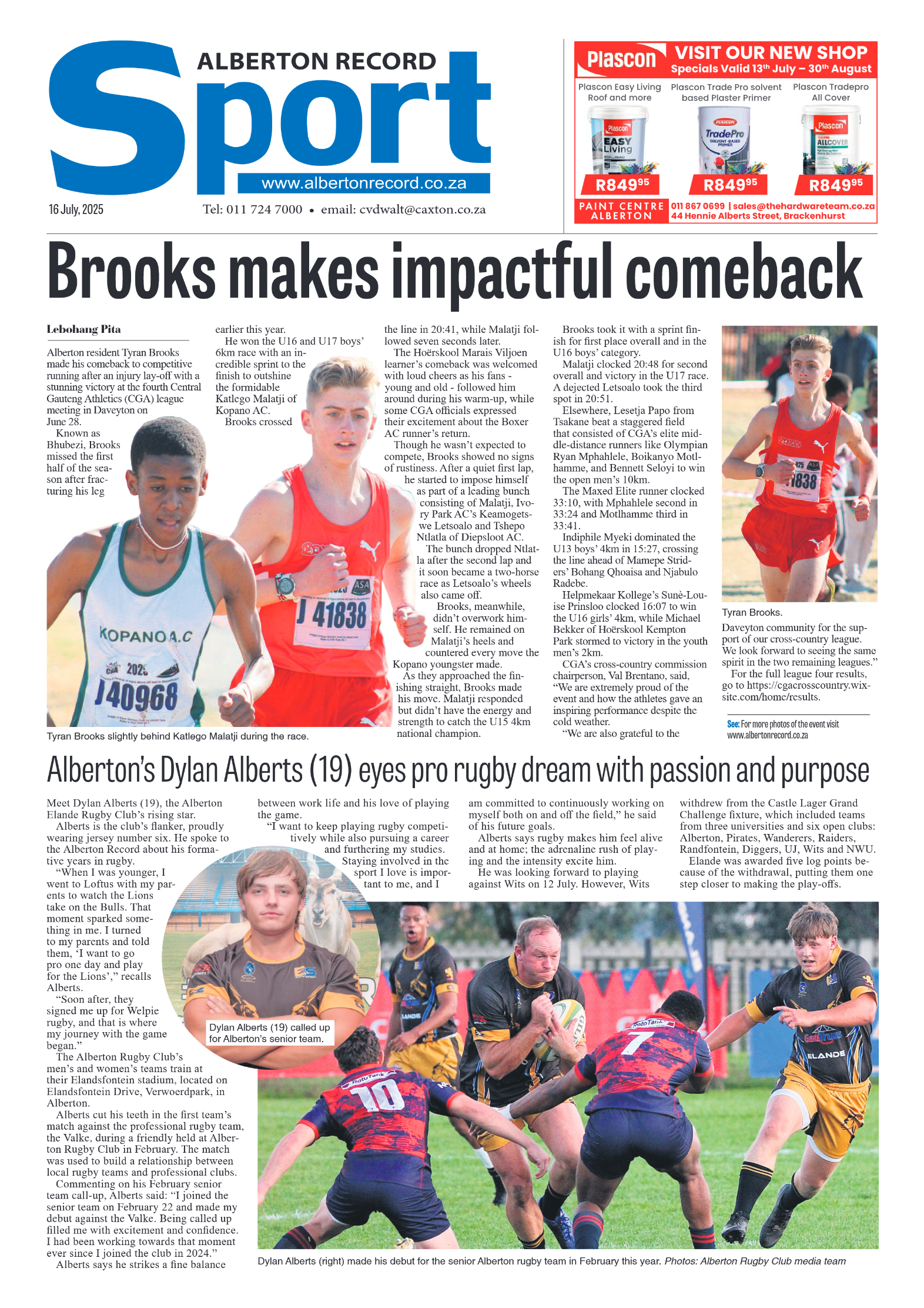 Alberton Record 16 July 2025 page 8