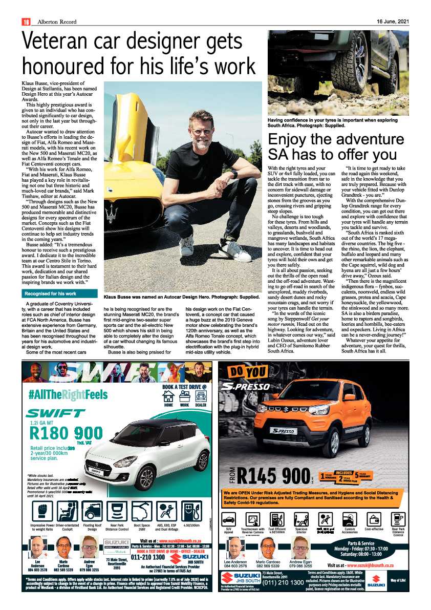 Alberton Record 16 June 2021 page 16