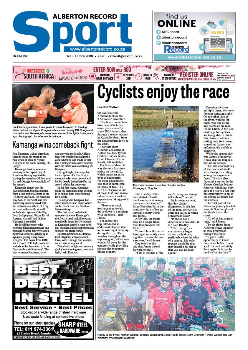 Alberton Record 16 June 2021 page 20