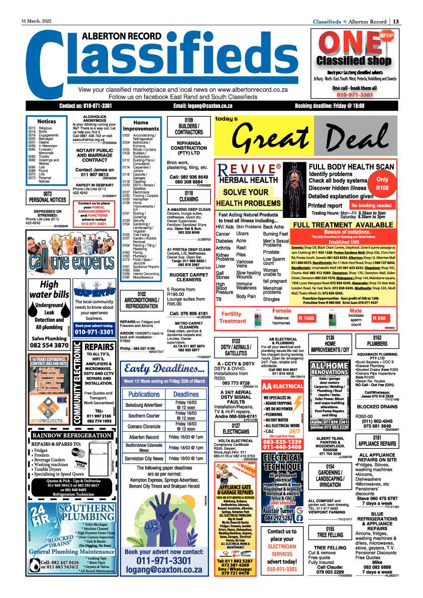 Alberton Record 16 March 2022 page 15