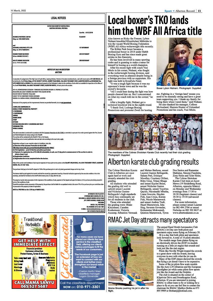 Alberton Record 16 March 2022 page 17