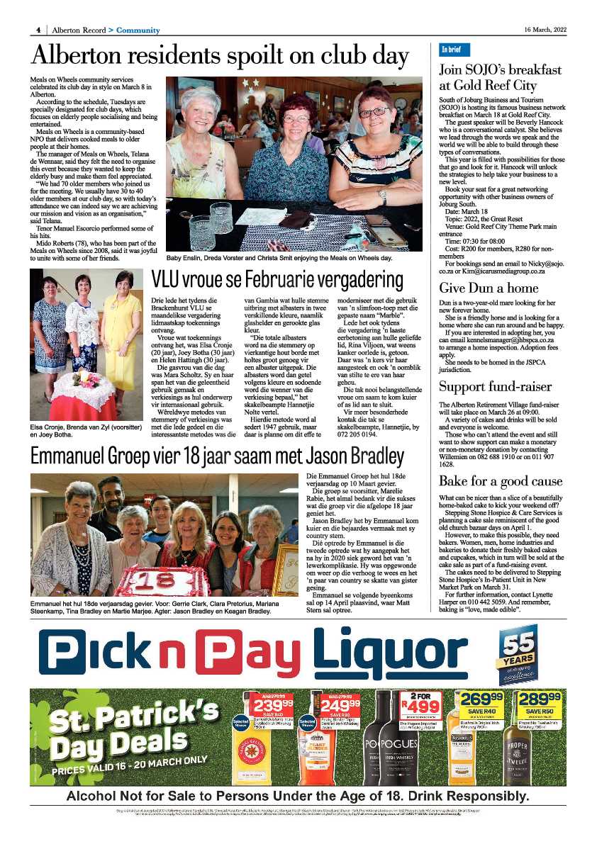 Alberton Record 16 March 2022 page 6