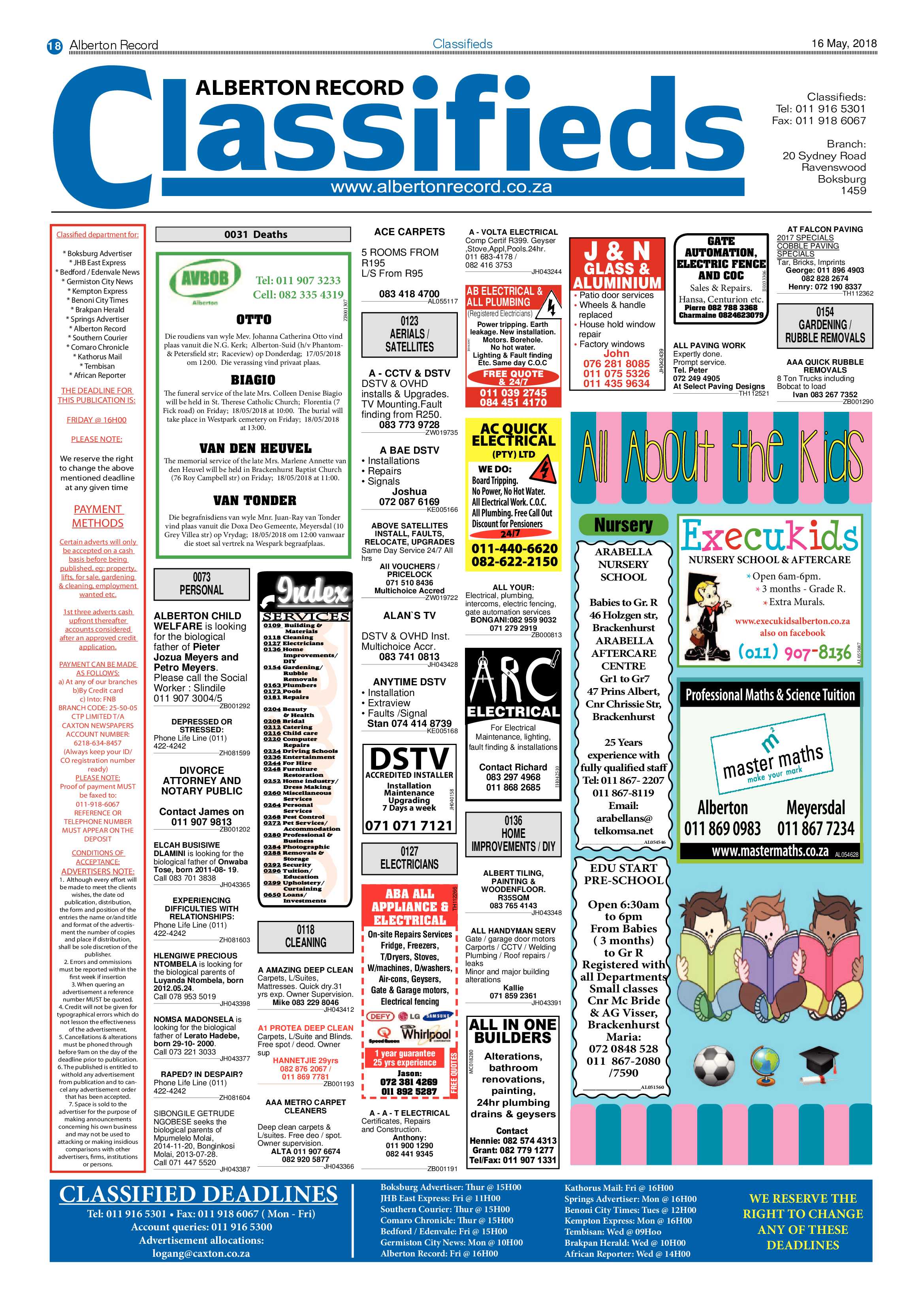 Alberton Record 16 May 2018 page 18