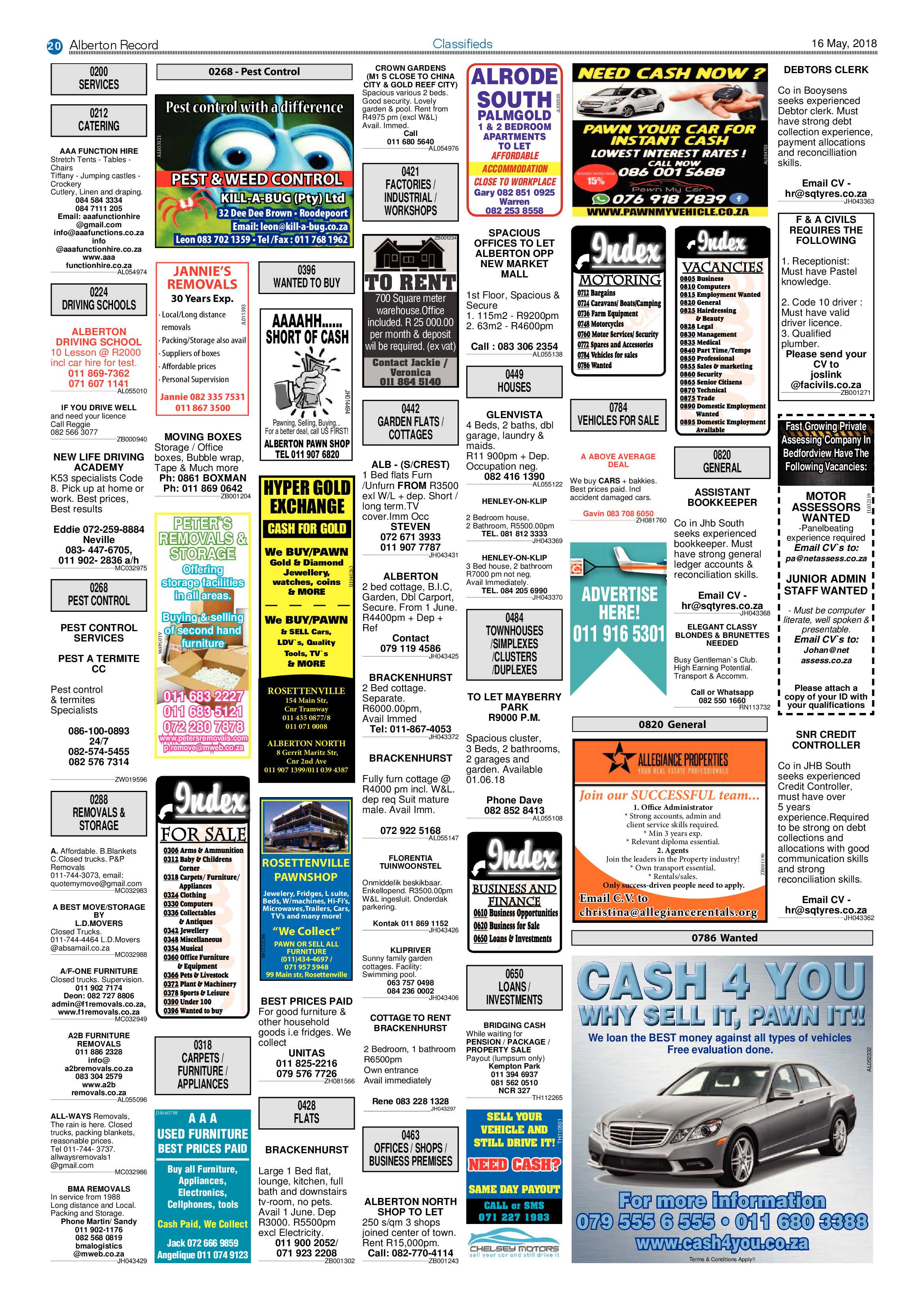Alberton Record 16 May 2018 page 20