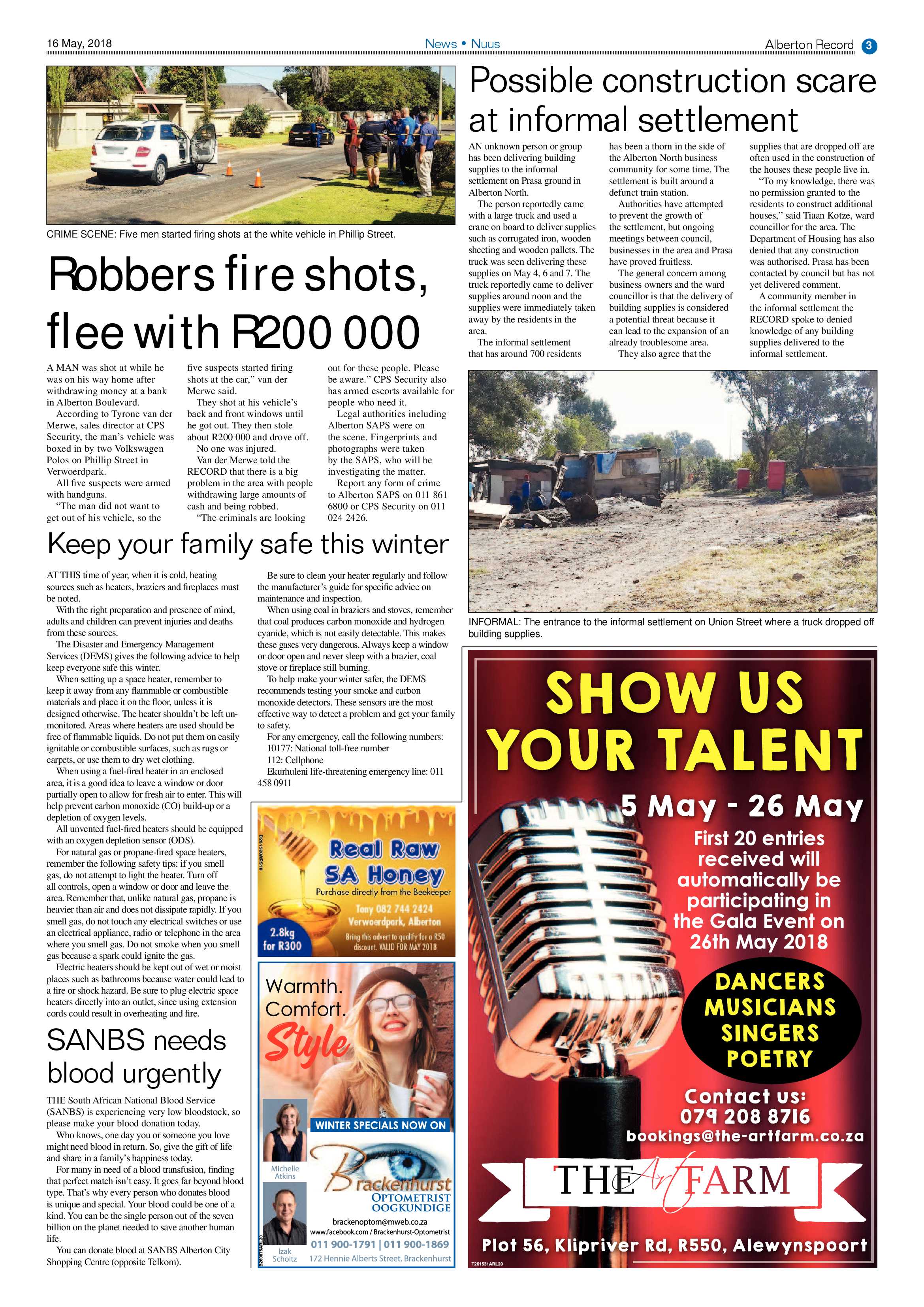 Alberton Record 16 May 2018 page 3