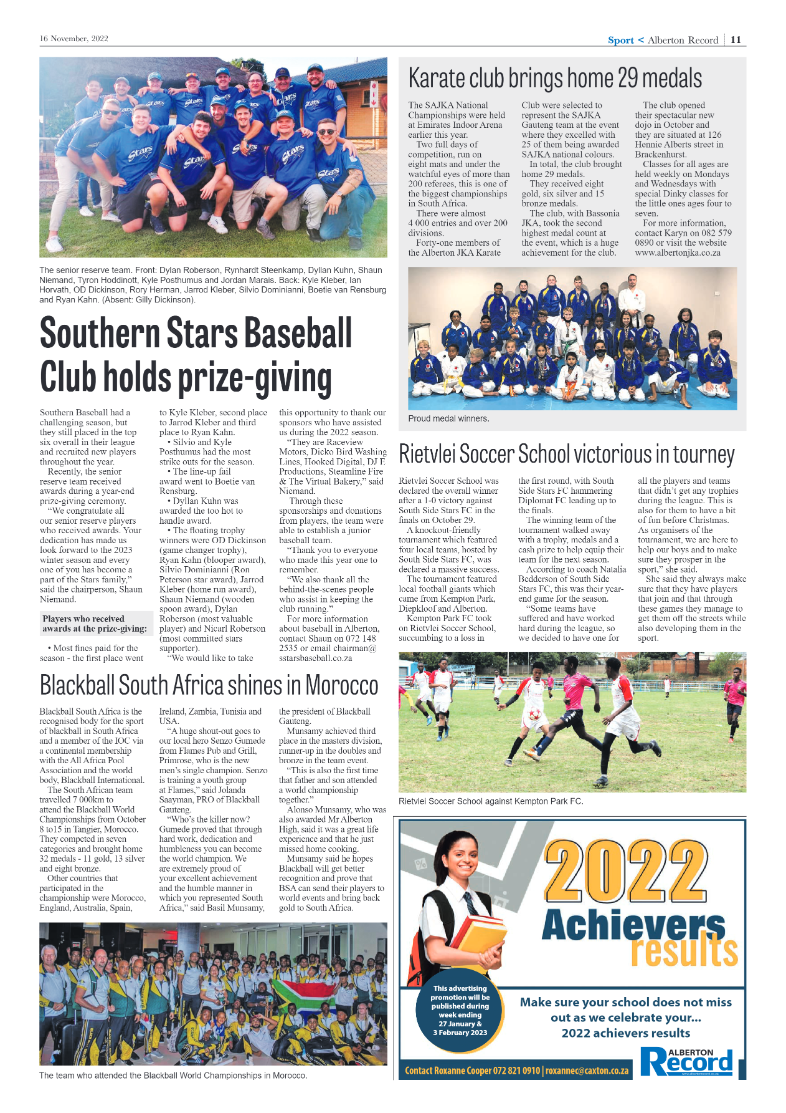 Alberton Record 16 Nov 2022 page 11