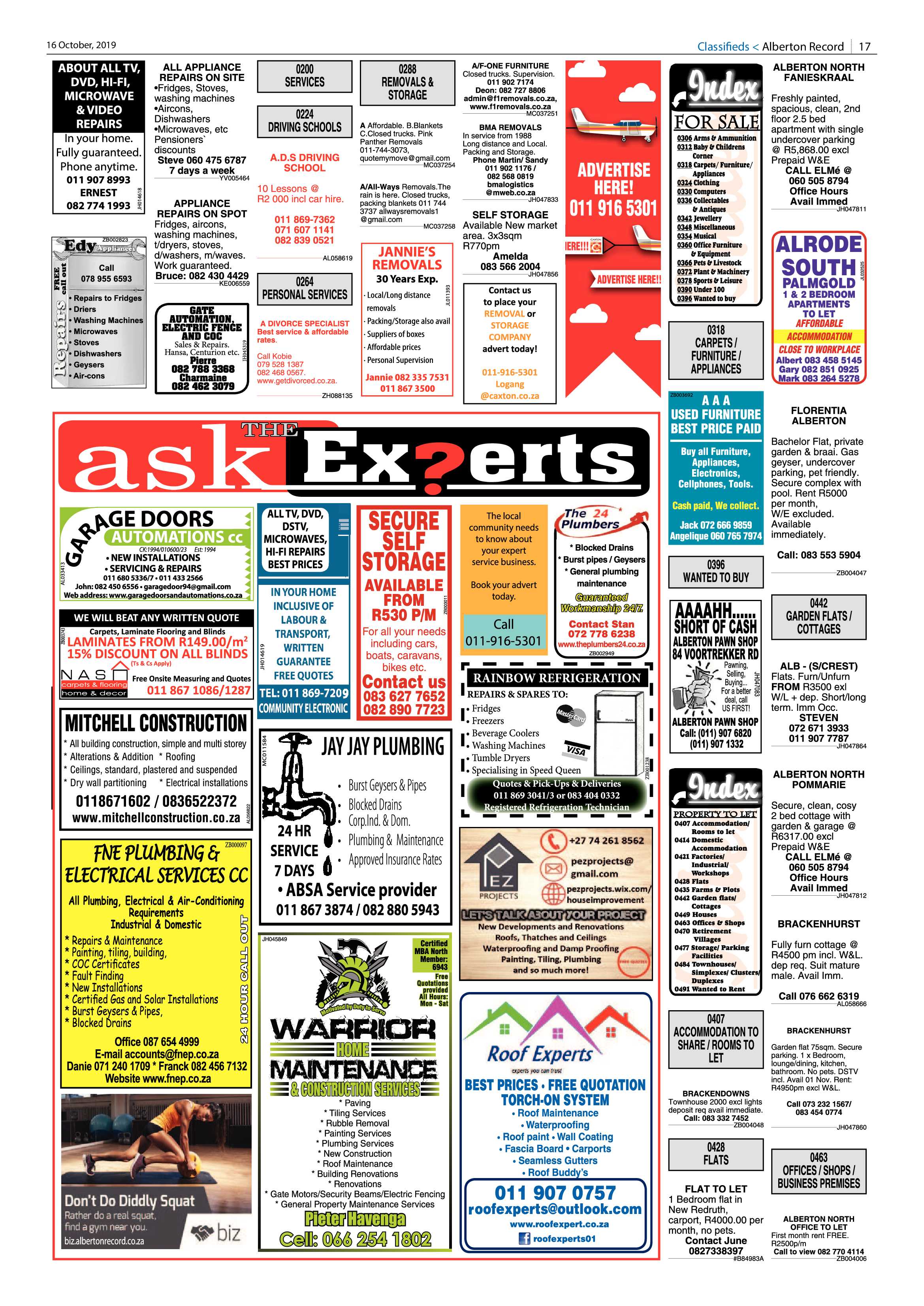 Alberton Record 16 October 2019 page 17