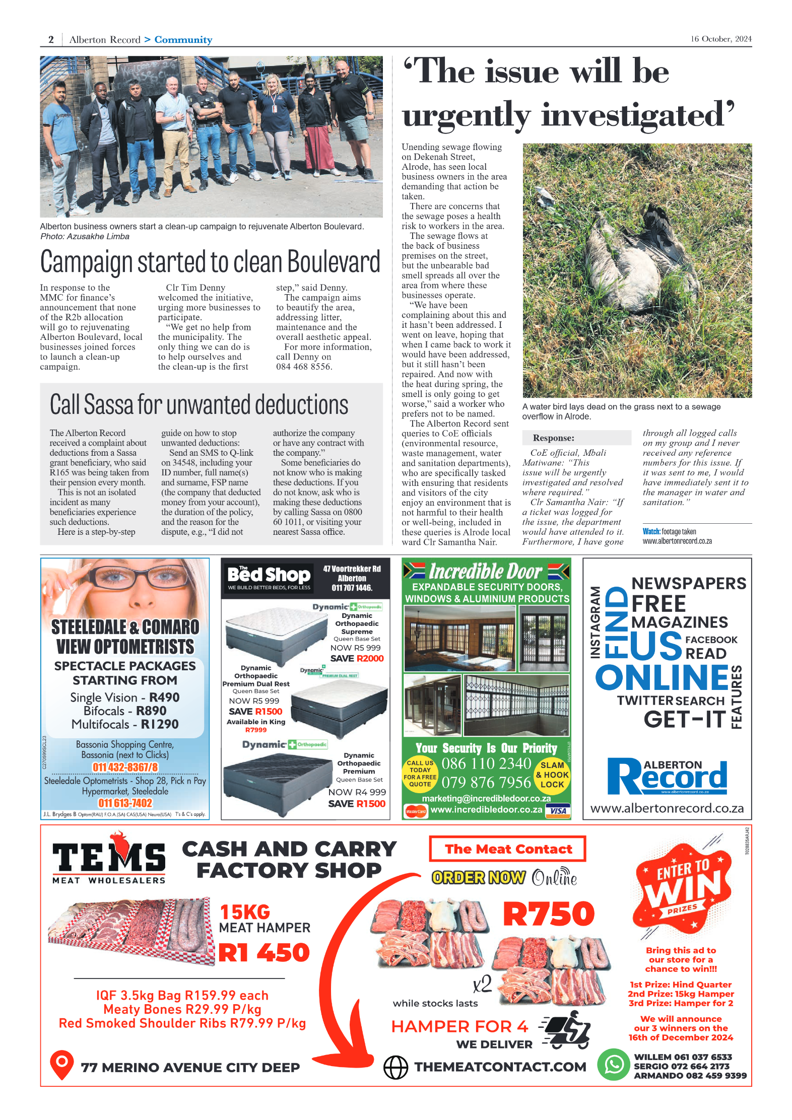 Alberton Record 16 October 2024 page 2