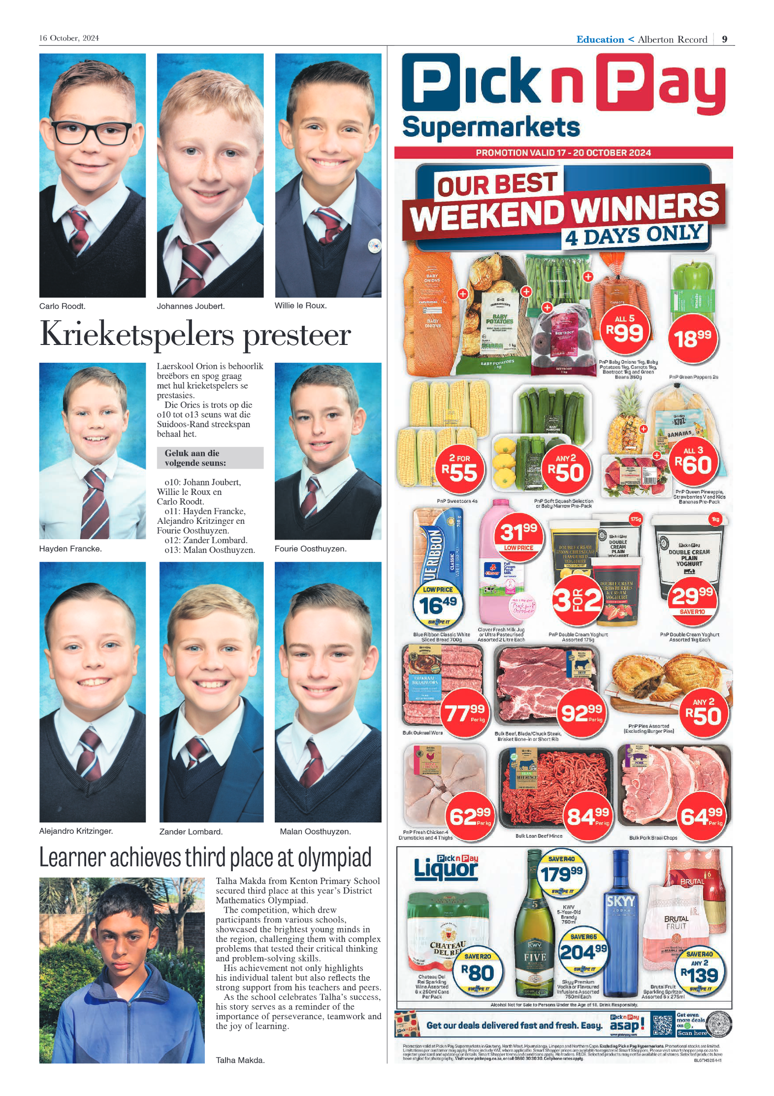 Alberton Record 16 October 2024 page 9