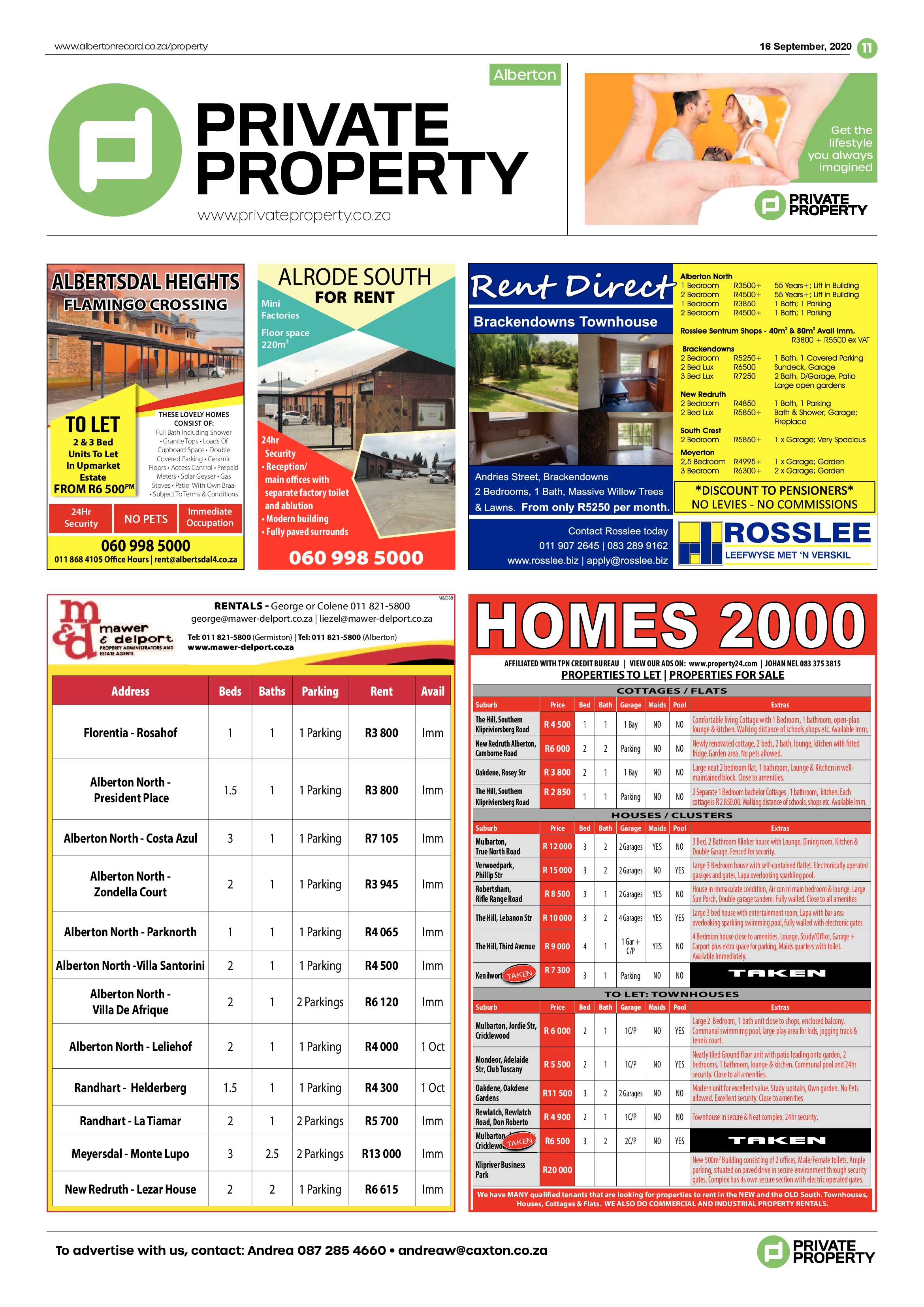 Alberton Record 16 September 2020 page 11
