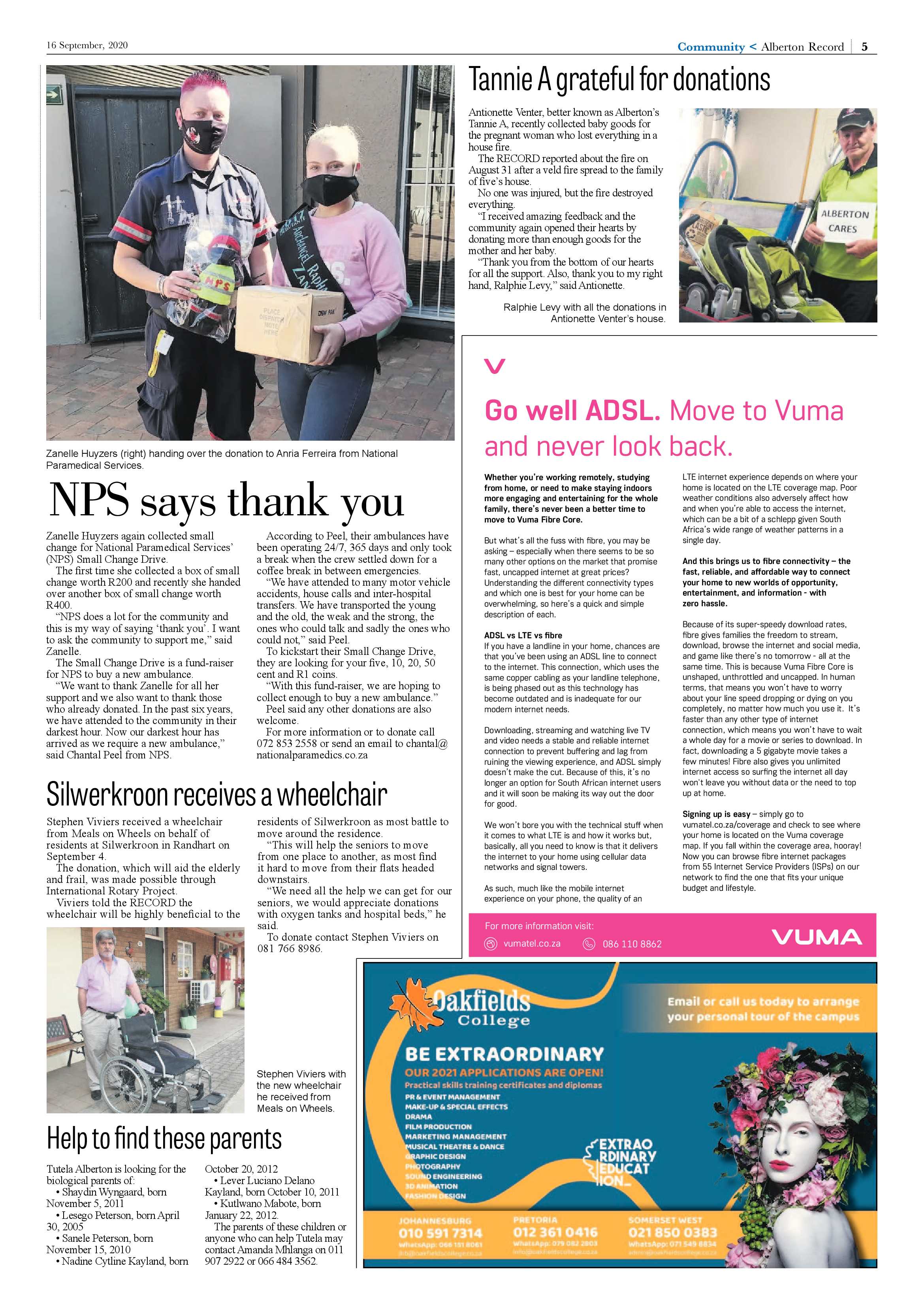 Alberton Record 16 September 2020 page 5