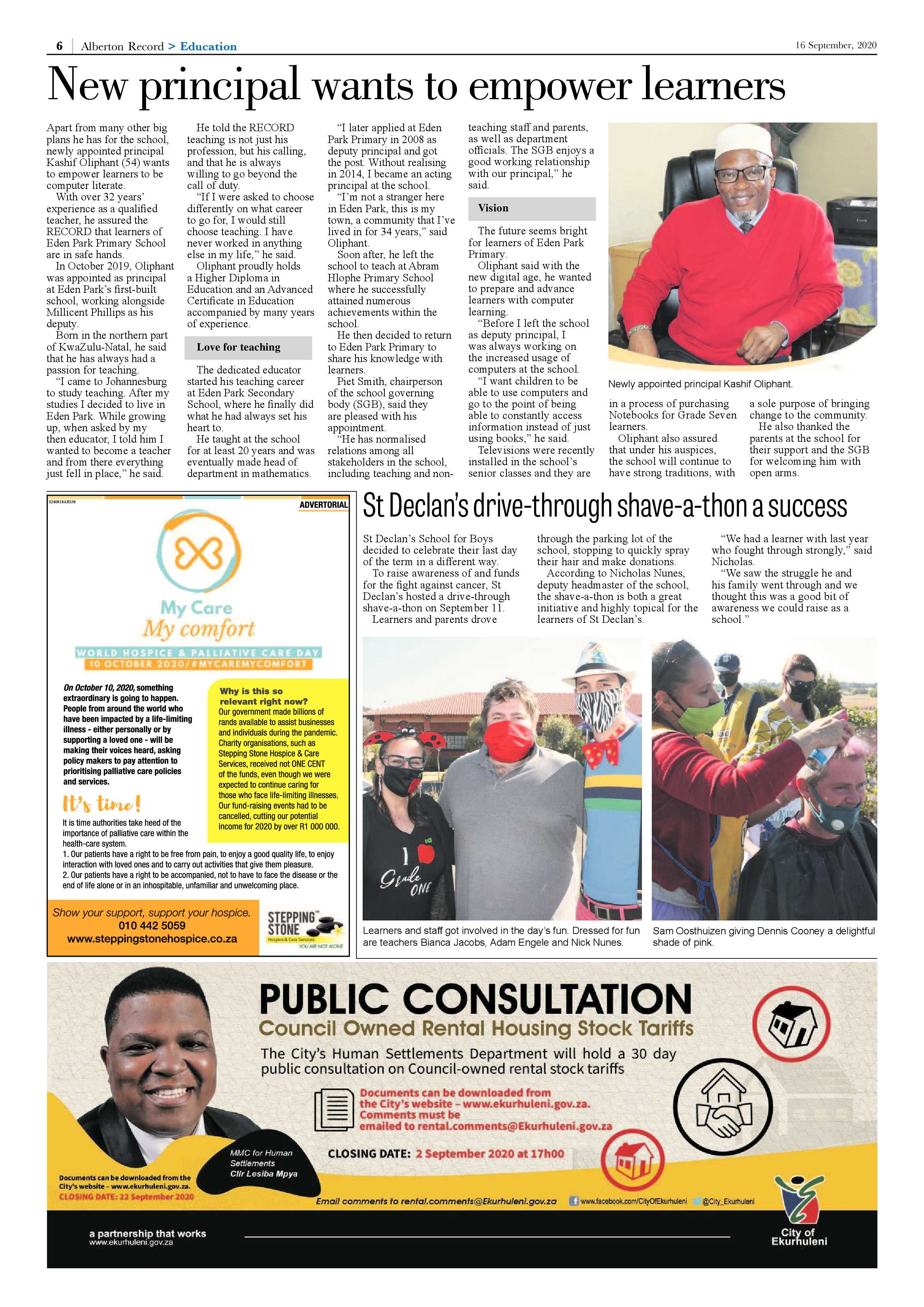 Alberton Record 16 September 2020 page 6