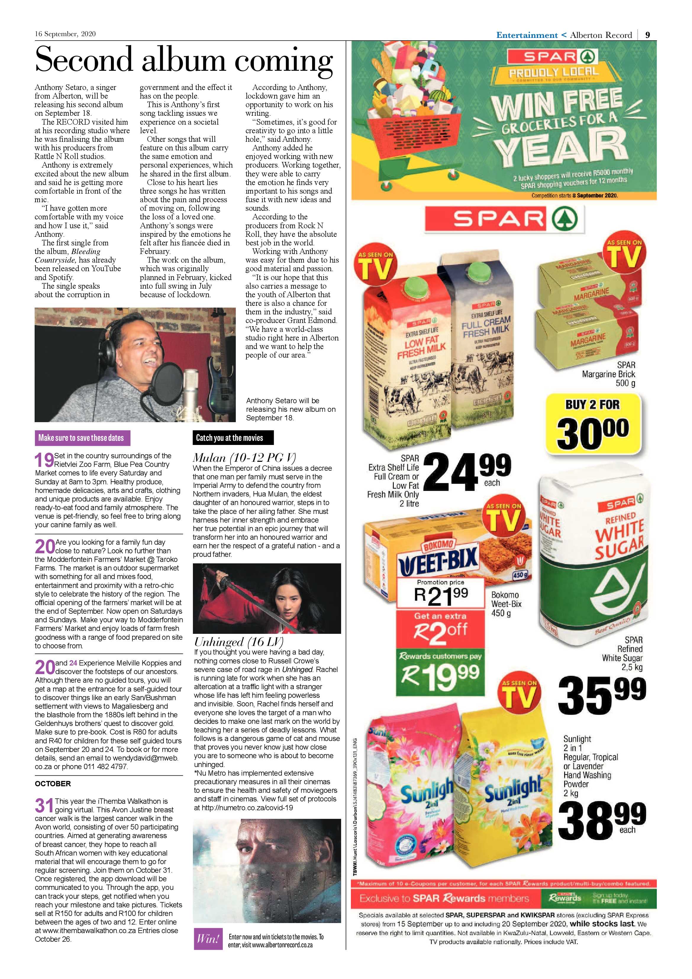 Alberton Record 16 September 2020 page 9