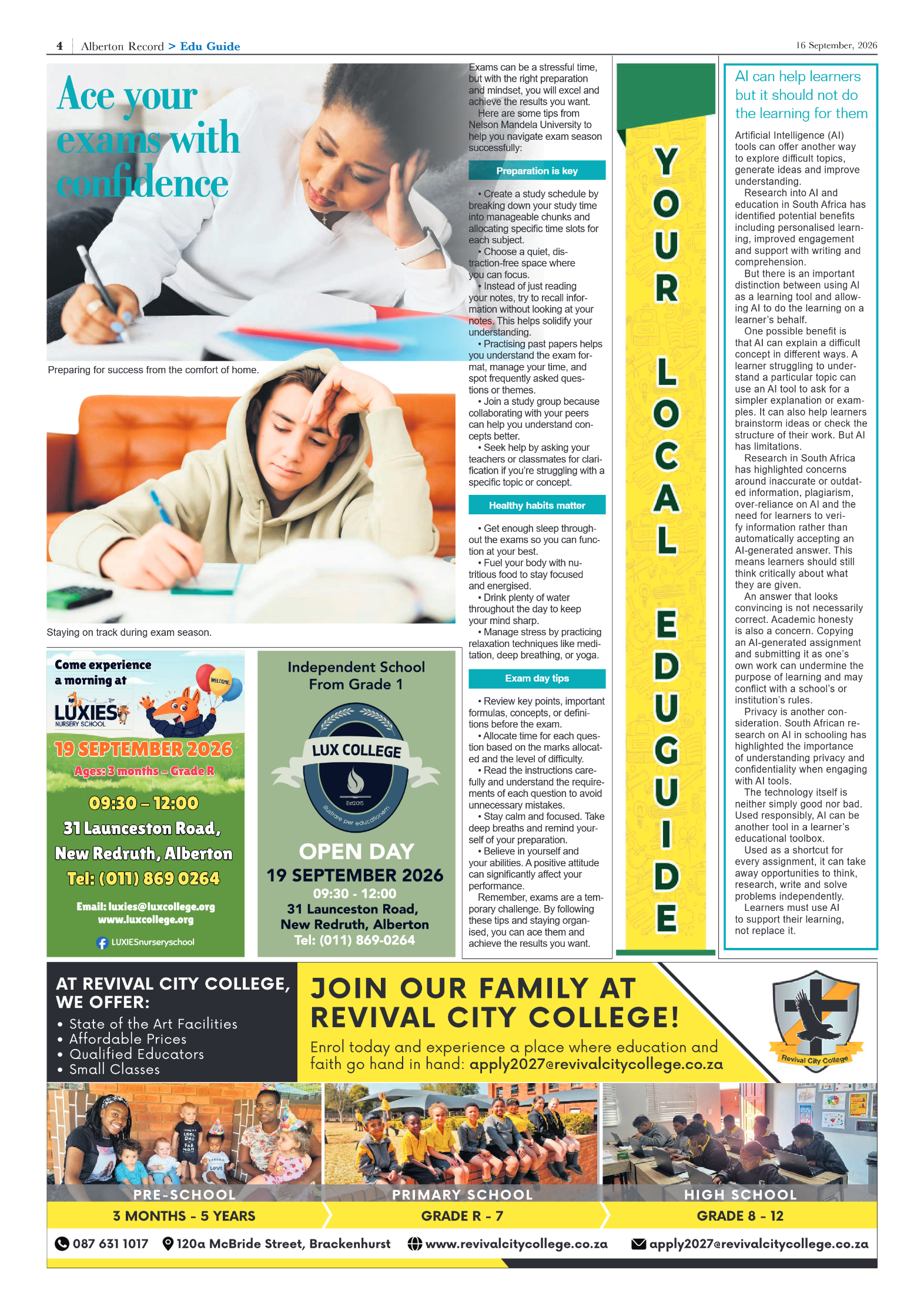 Alberton Record 16 September 2026 page 4