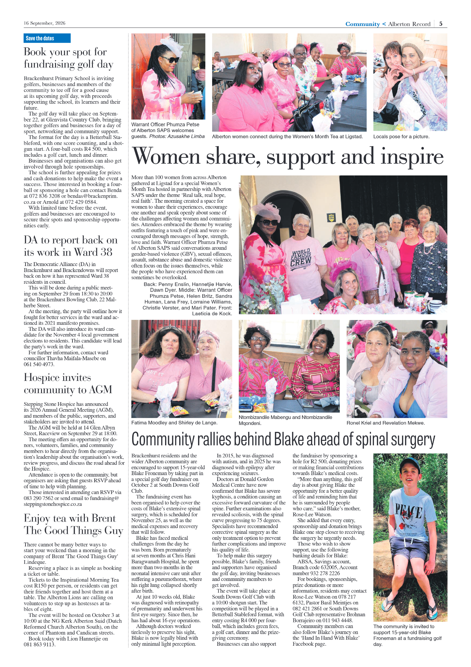 Alberton Record 16 September 2026 page 5