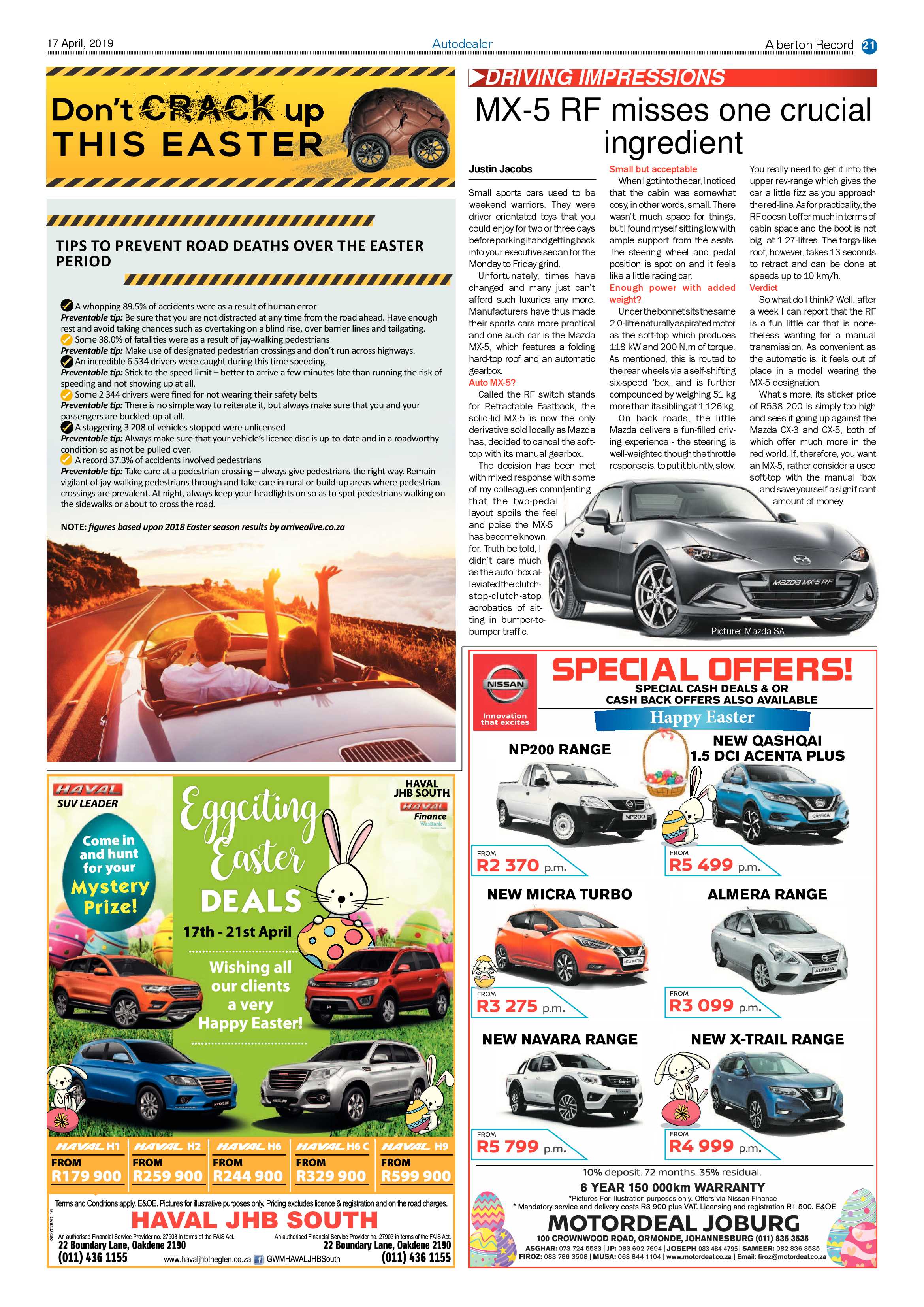 Alberton Record 17 April 2019 page 21