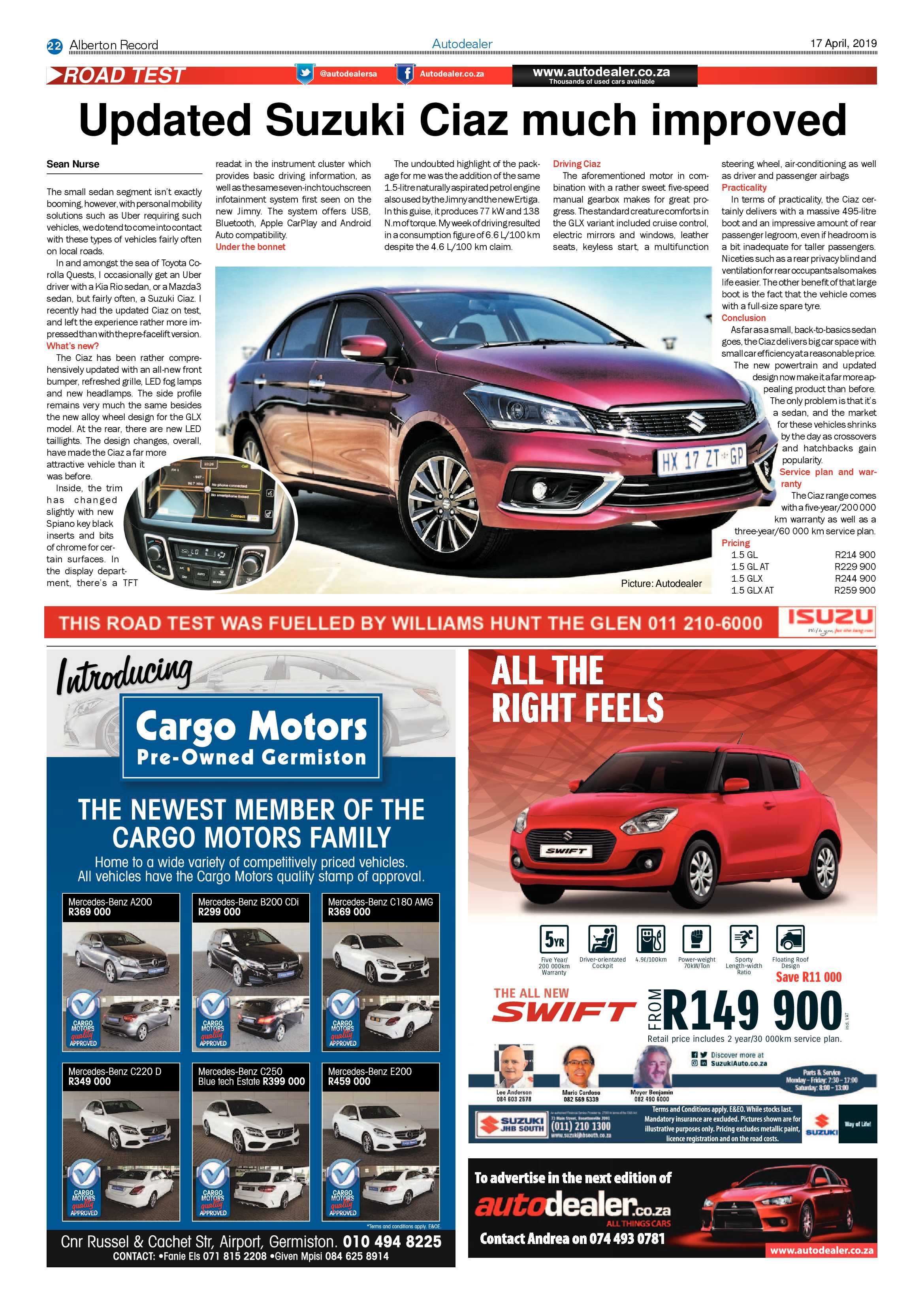 Alberton Record 17 April 2019 page 22