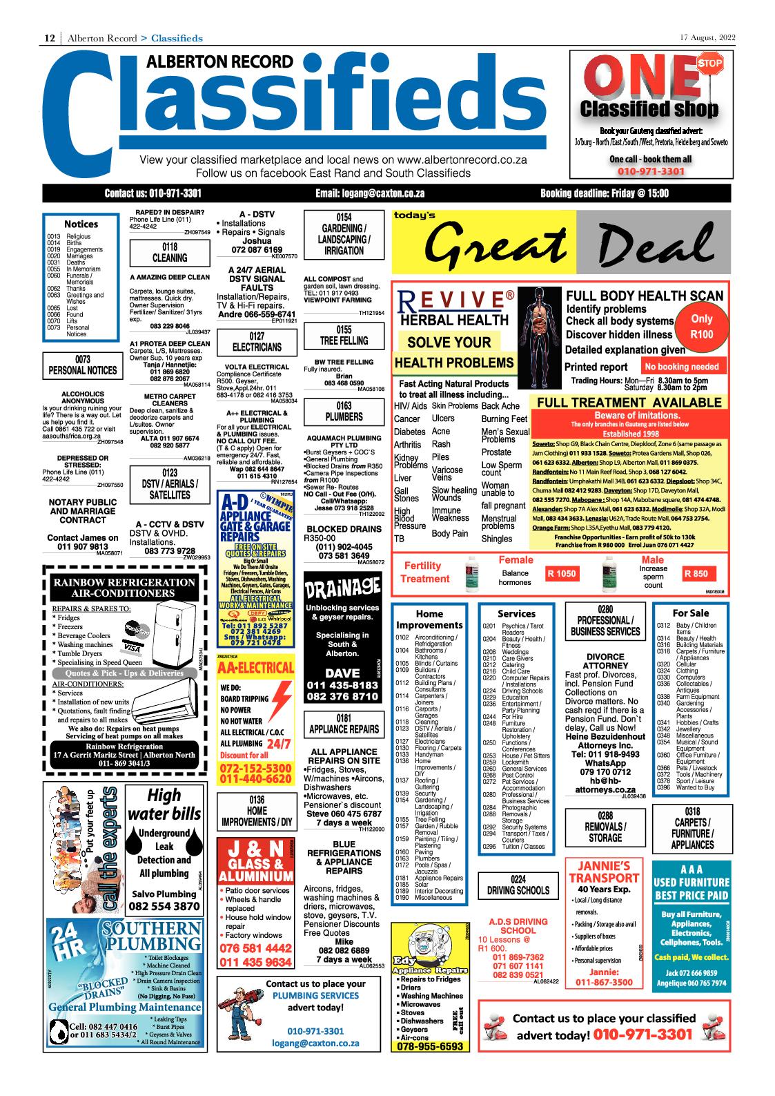 Alberton Record 17 August 2022 page 14