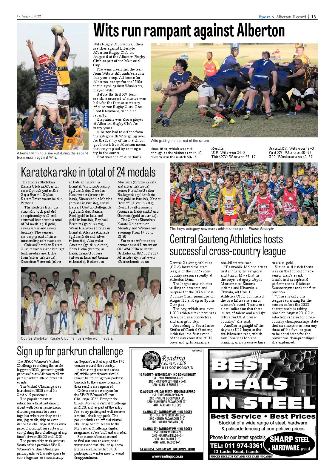 Alberton Record 17 August 2022 page 17