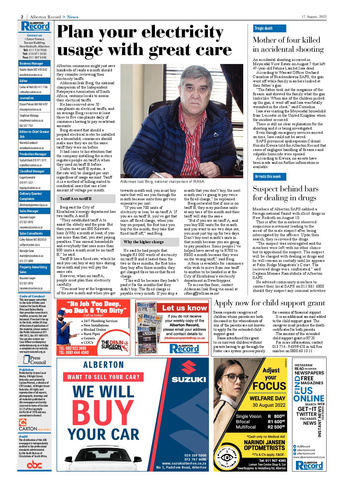 Alberton Record 17 August 2022 page 4