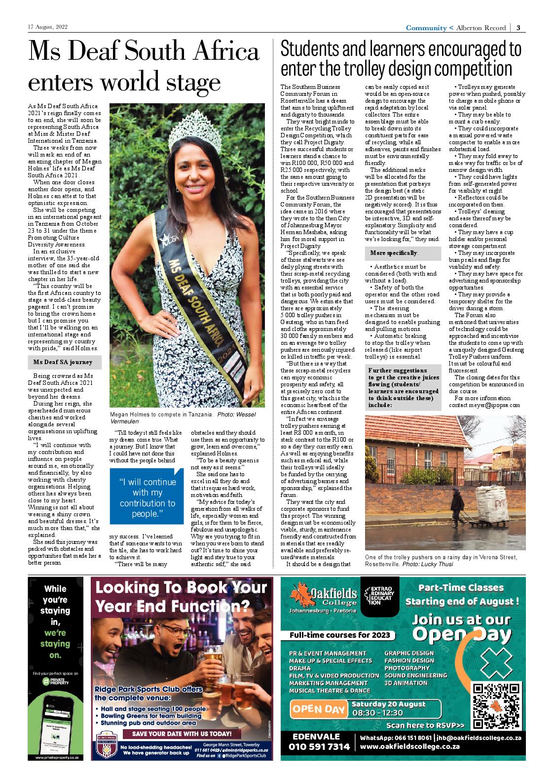 Alberton Record 17 August 2022 page 5