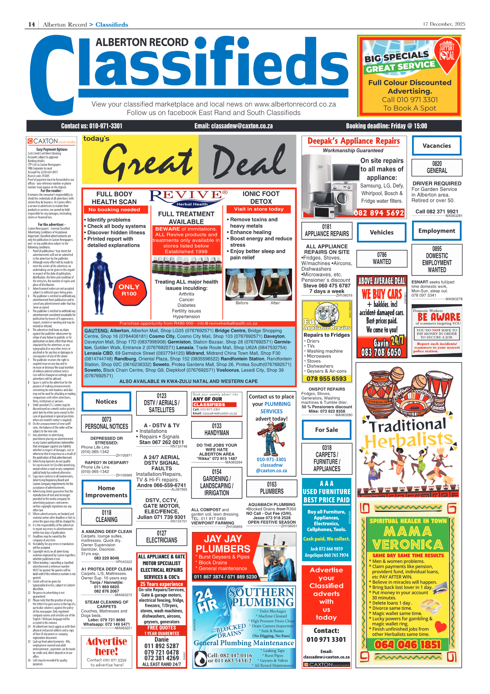 Alberton Record 17 December 2025 page 10