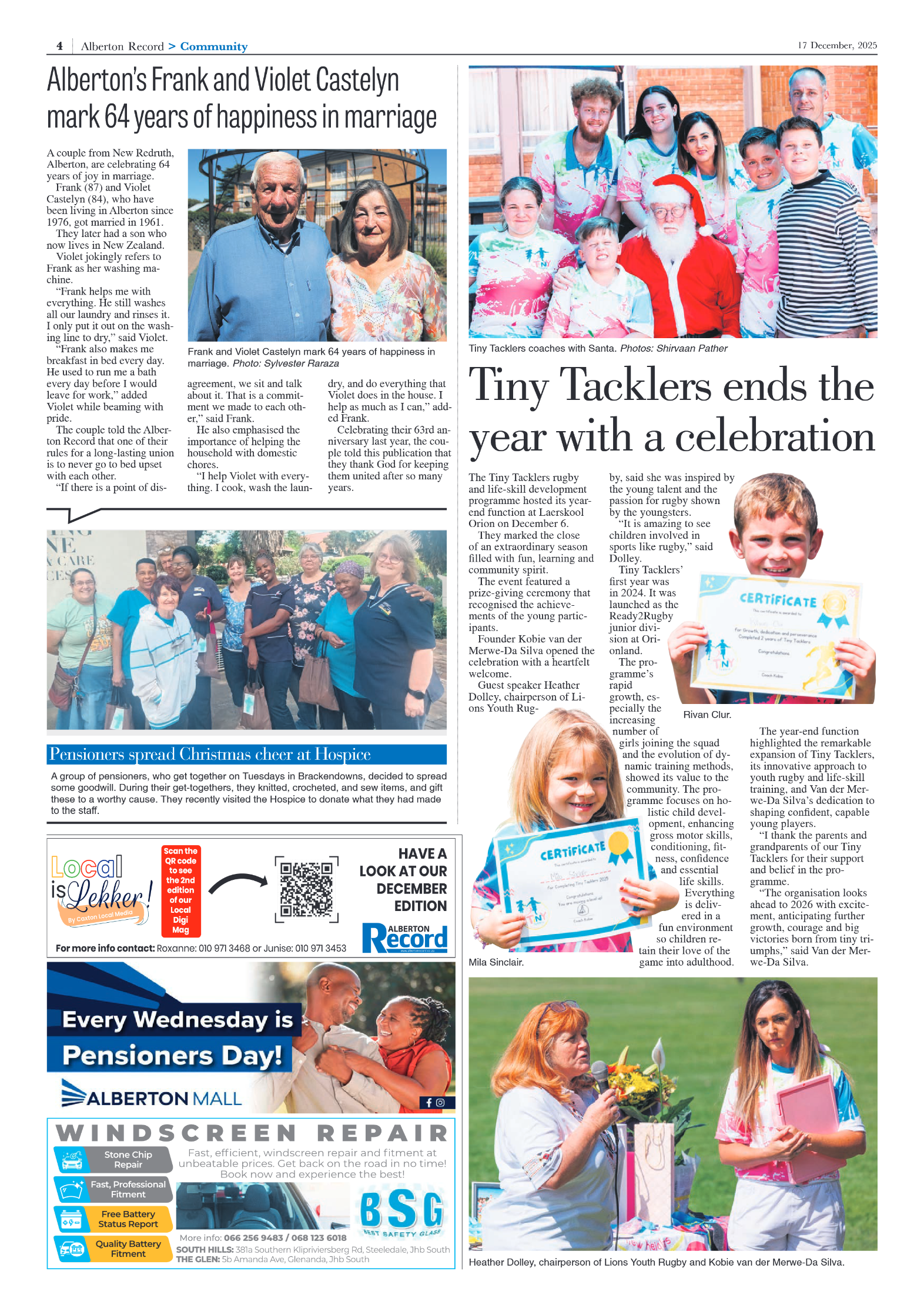 Alberton Record 17 December 2025 page 4