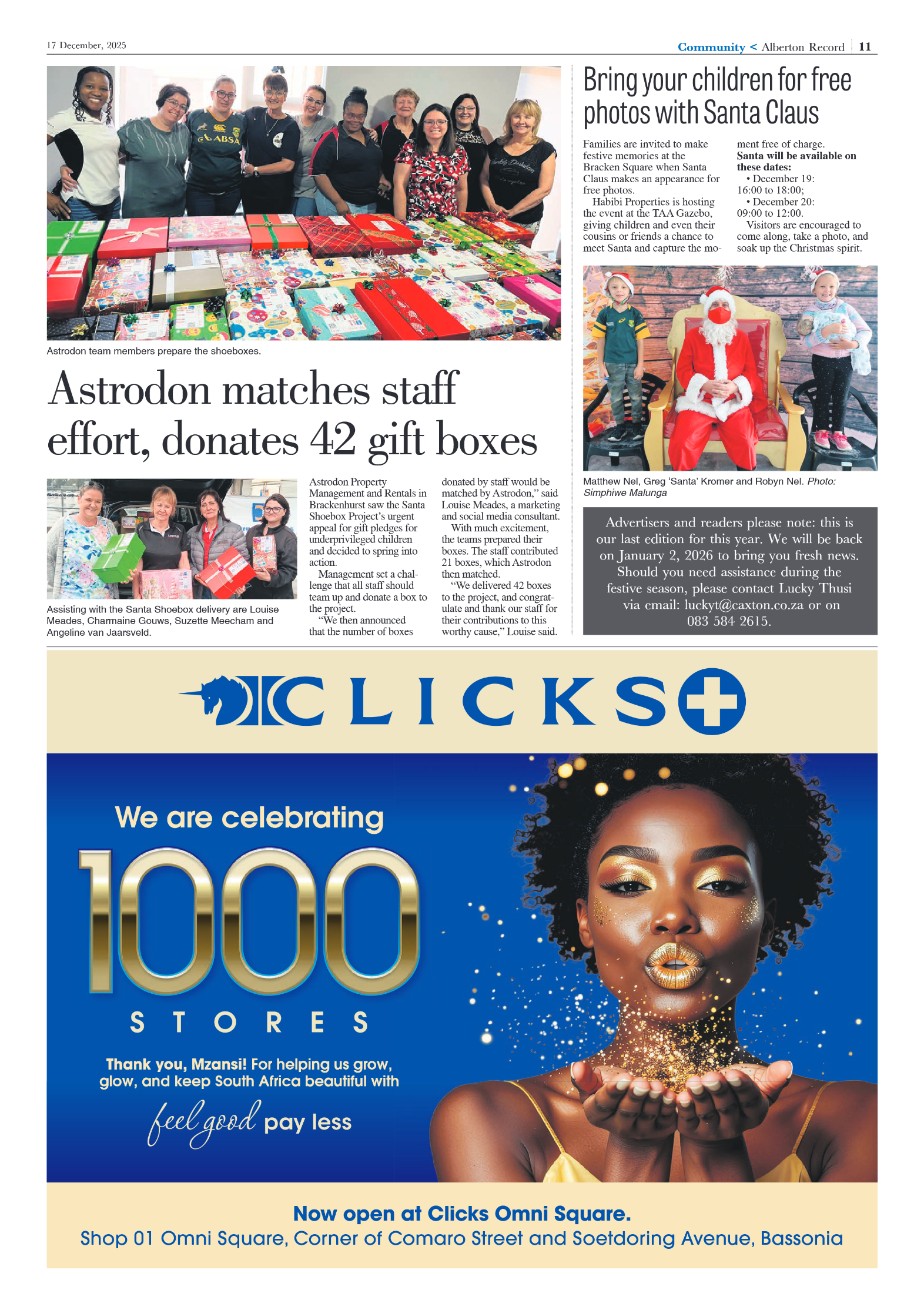 Alberton Record 17 December 2025 page 7
