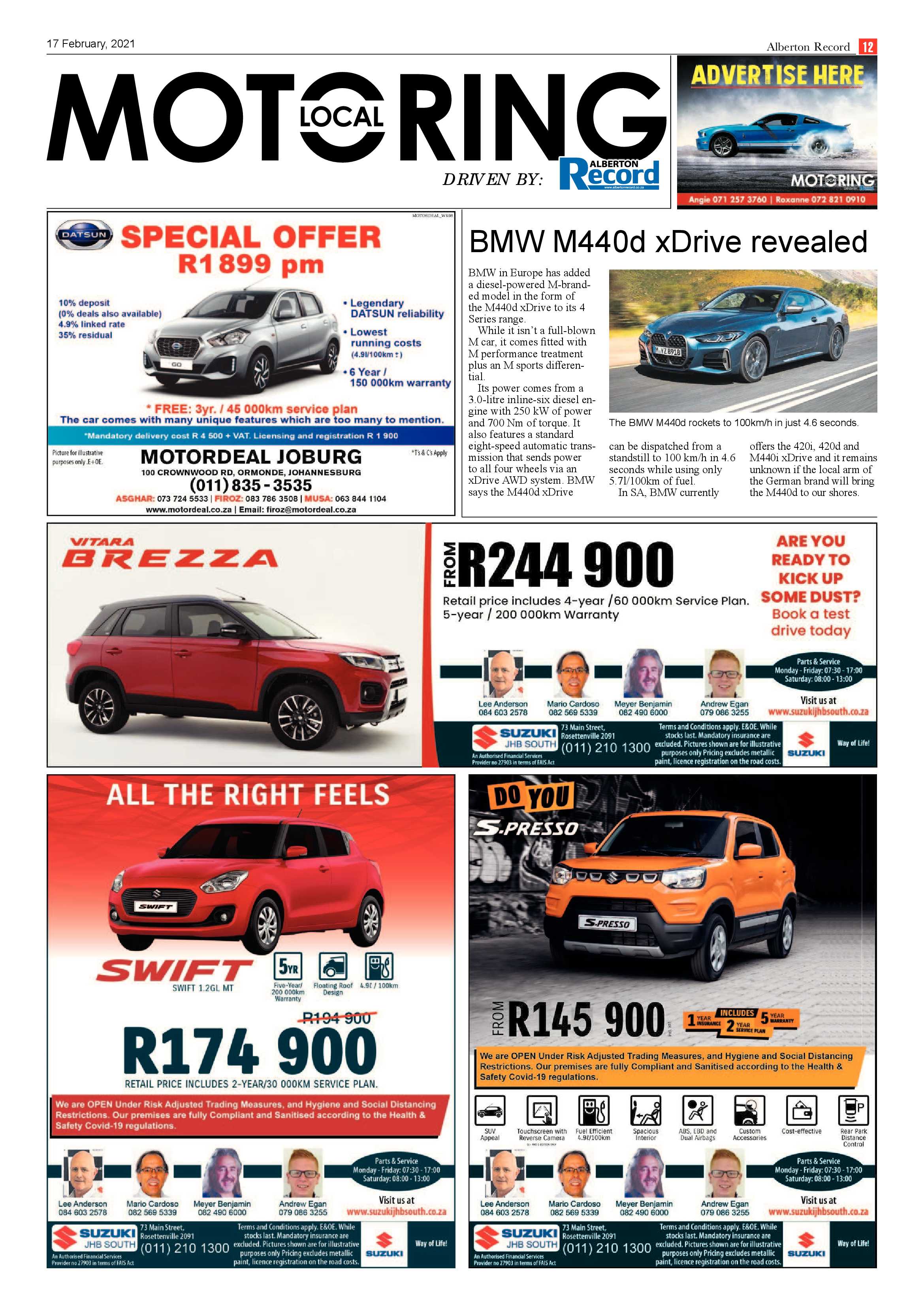Alberton Record 17 February 2021 page 12