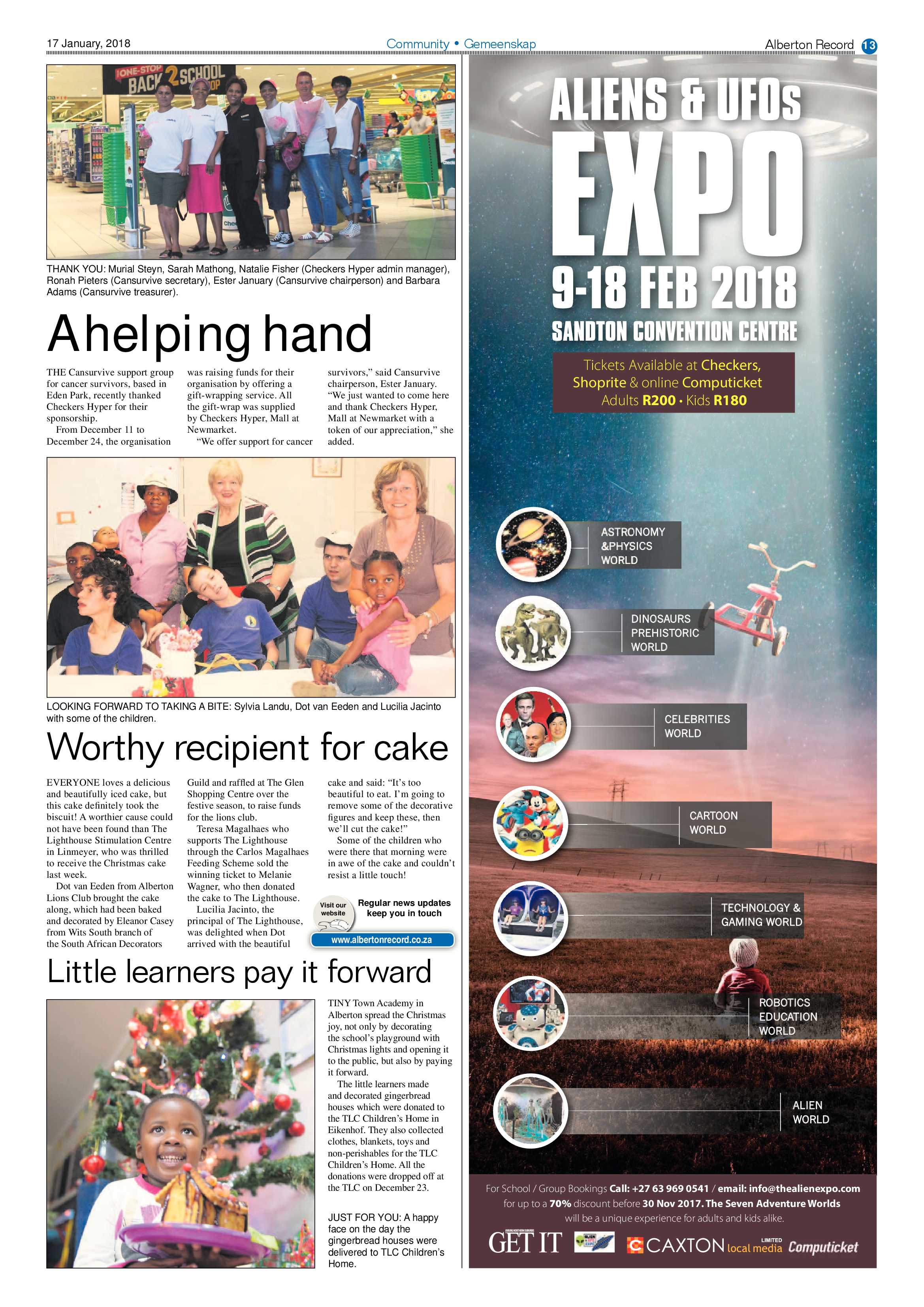 Alberton Record 17 January 2018 page 13