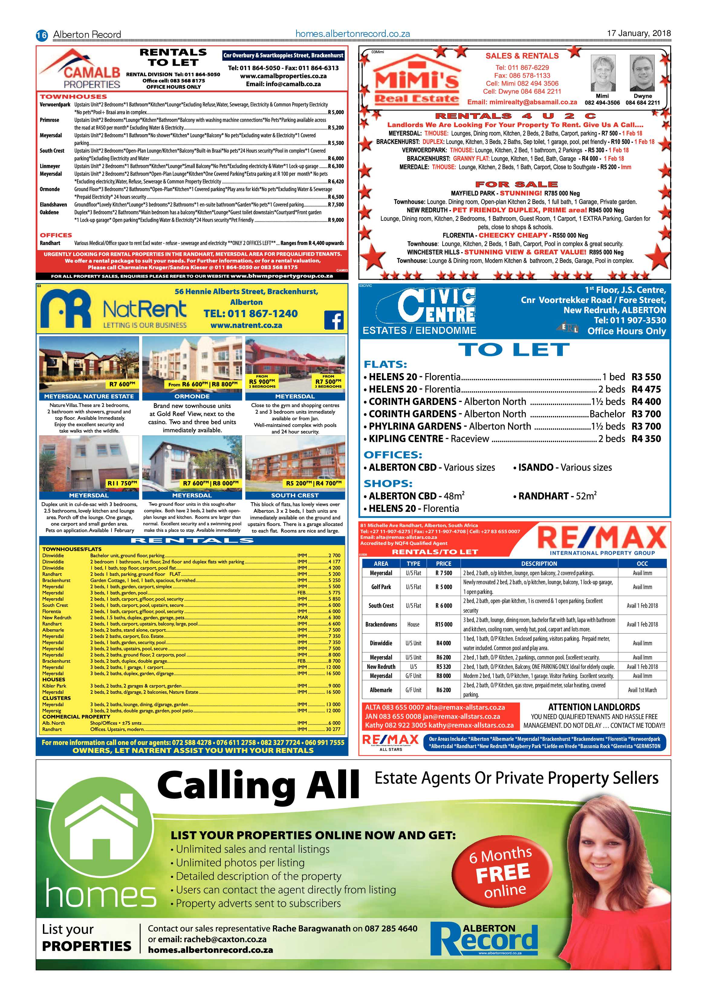Alberton Record 17 January 2018 page 16