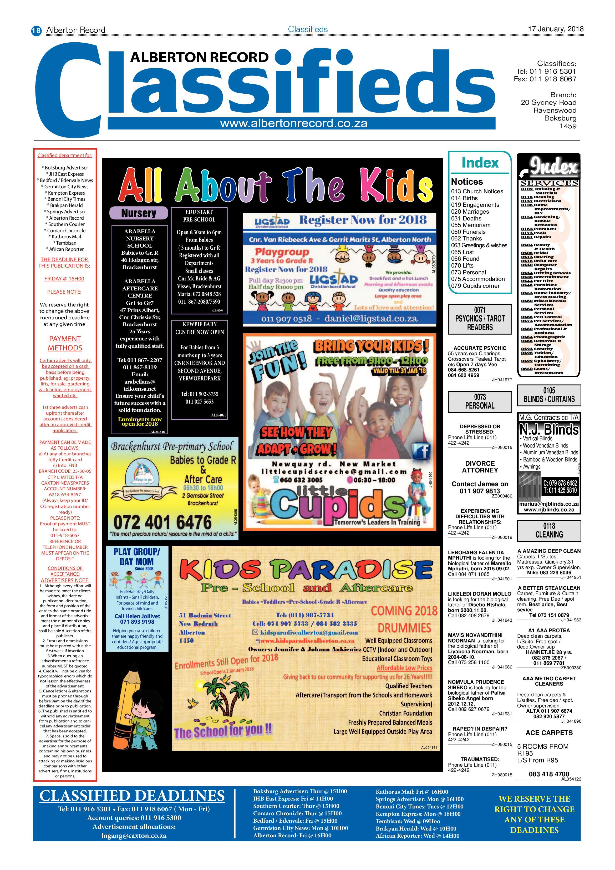 Alberton Record 17 January 2018 page 18