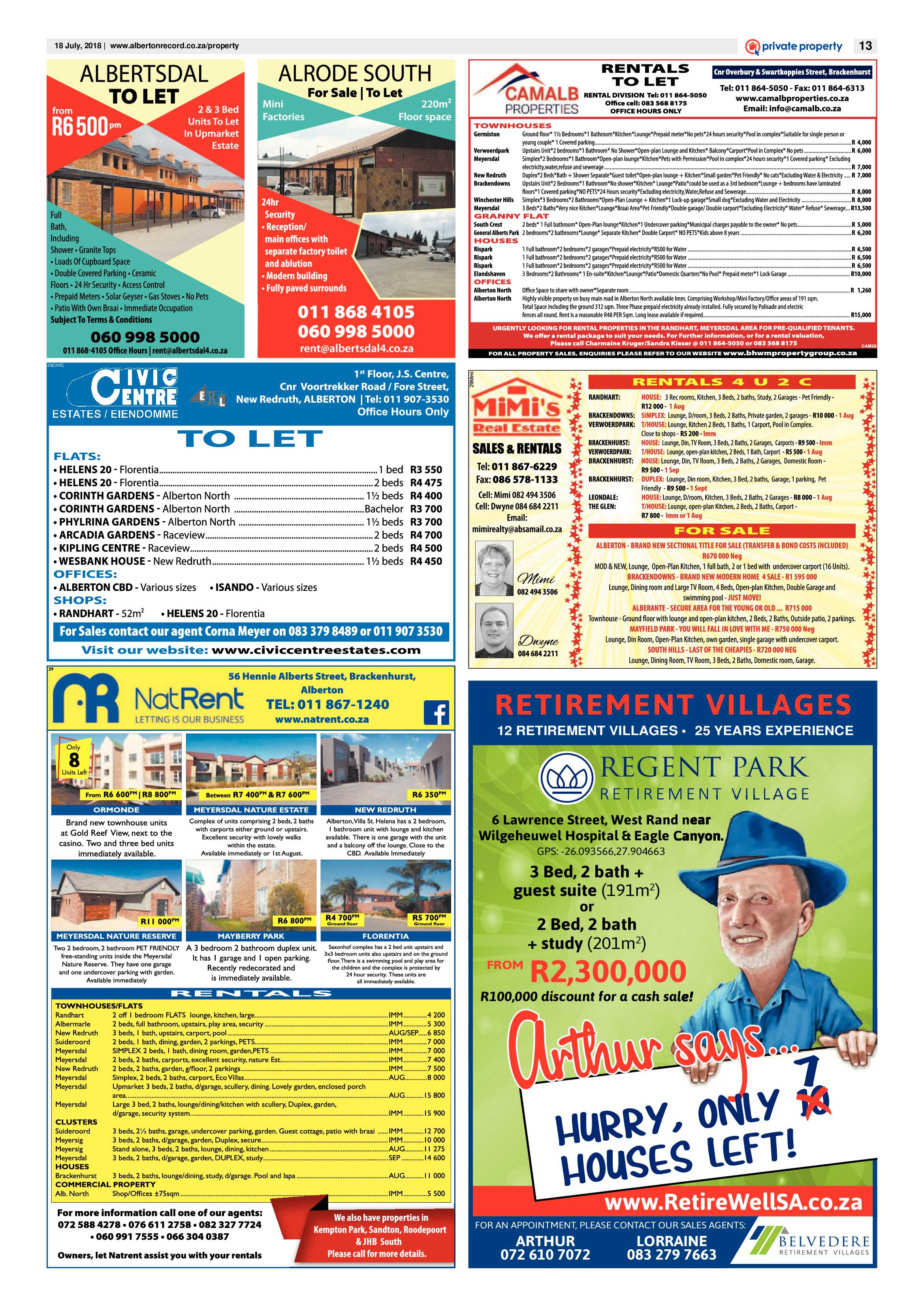 Alberton Record 17 July 2018 page 13