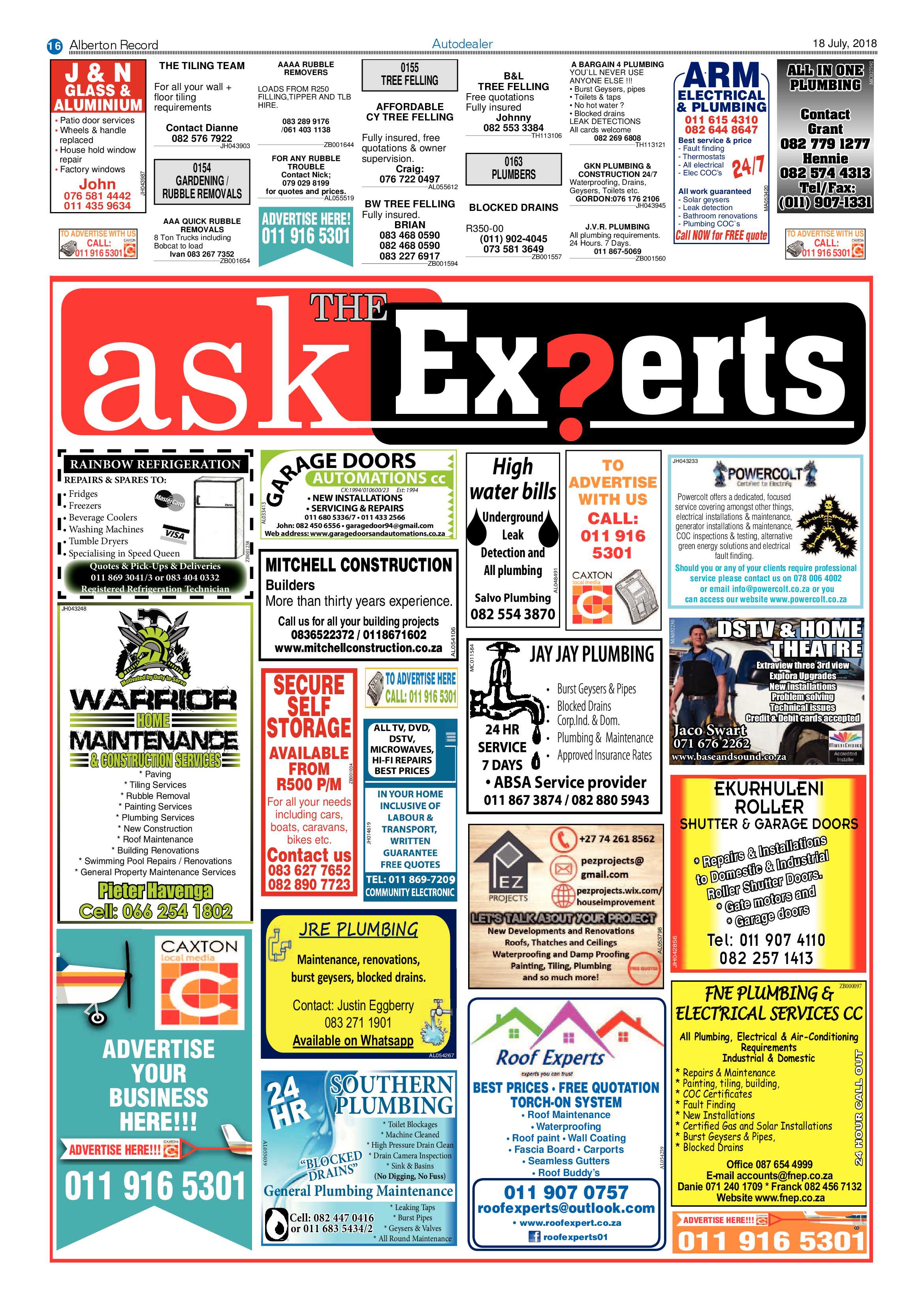 Alberton Record 17 July 2018 page 16