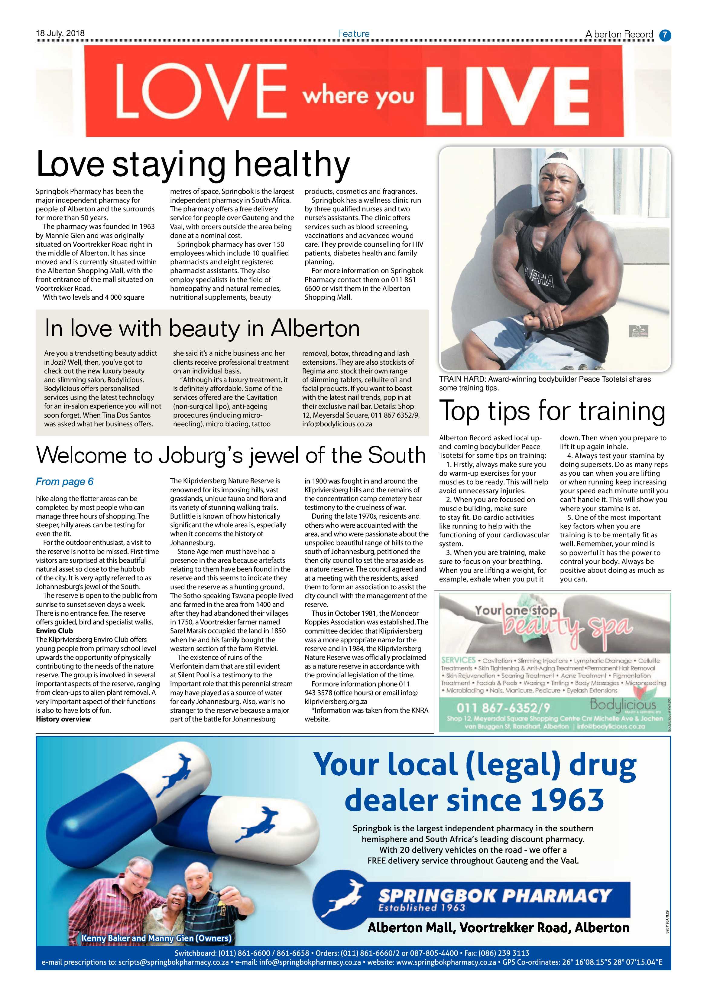 Alberton Record 17 July 2018 page 7